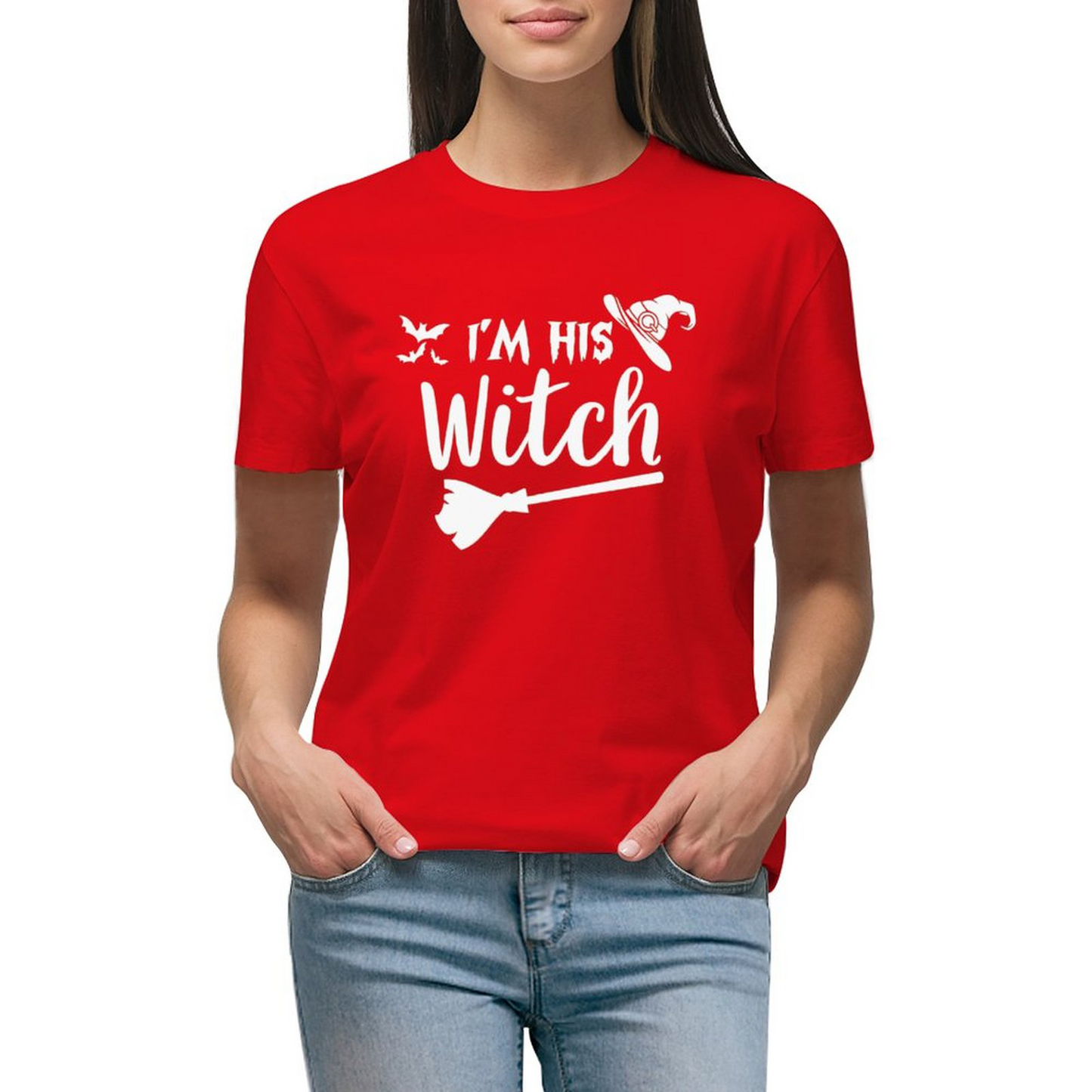 I'm His witch Female T-shirt