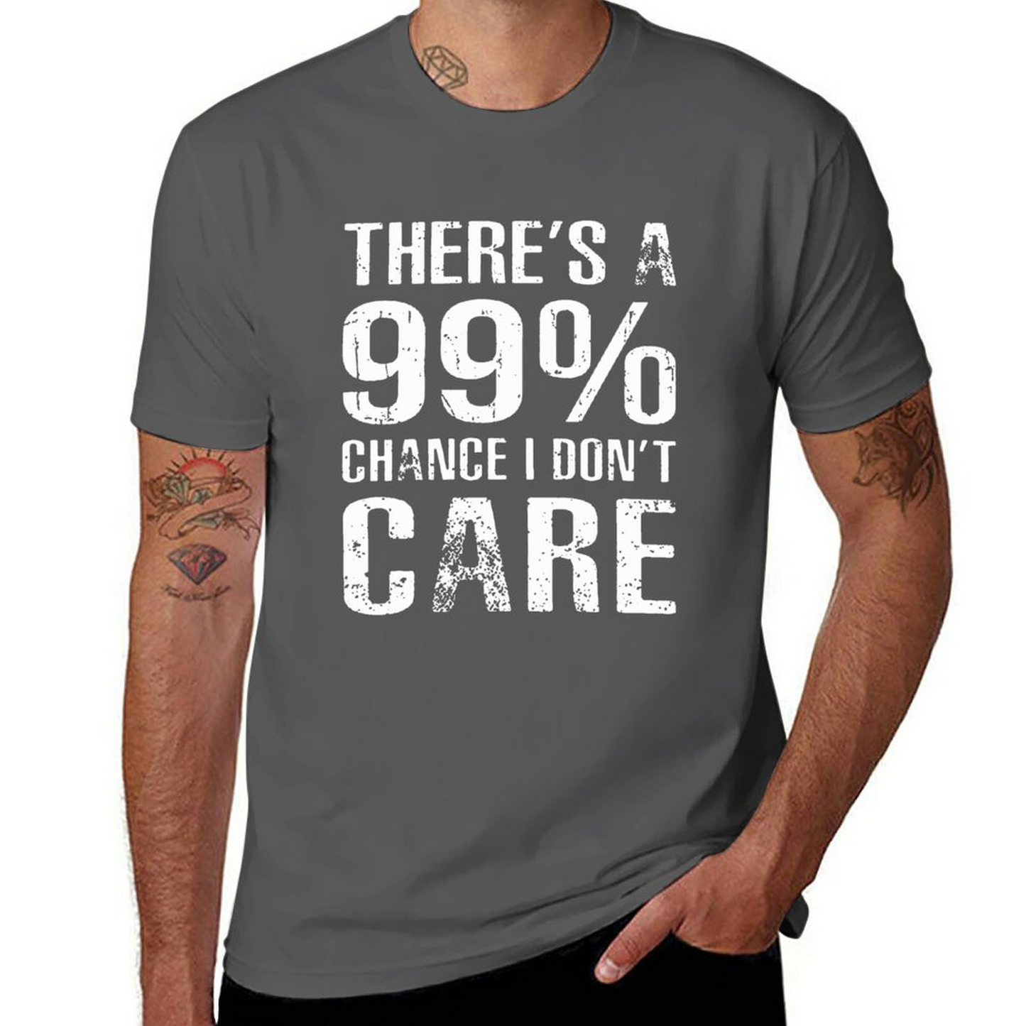 99% care Short Sleeve T-shirt for Men