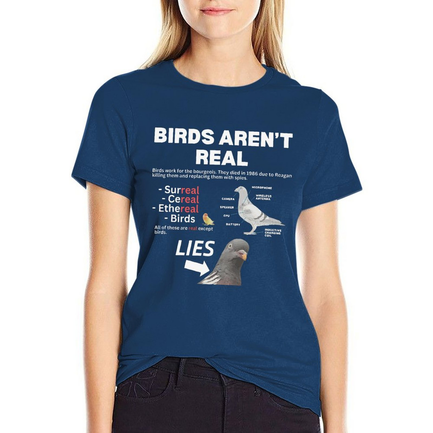 Birds Aren't Real T-shirt