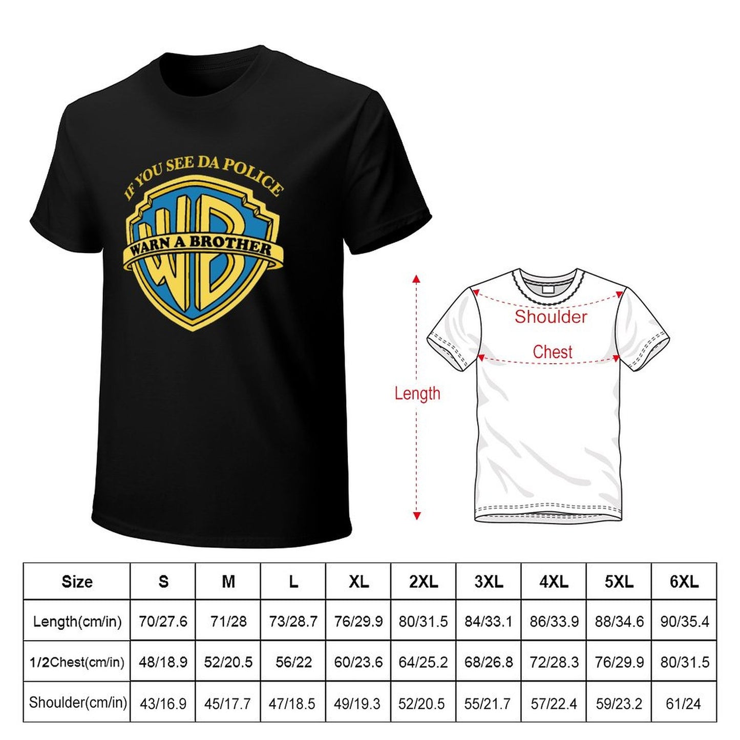 WARN A BROTHER Men's T-shirt