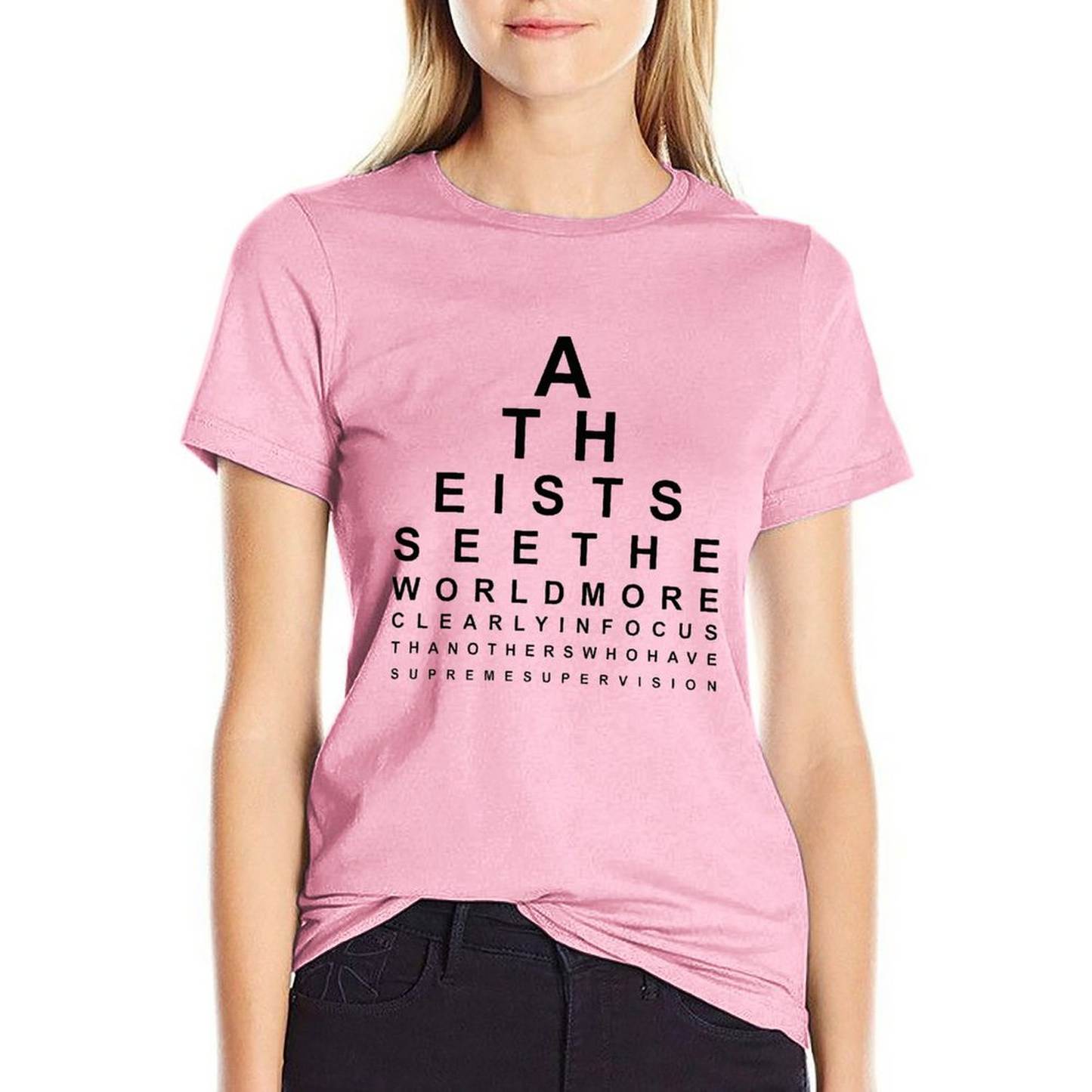 ATHEISTS SEE THE WORLD_T-shirt