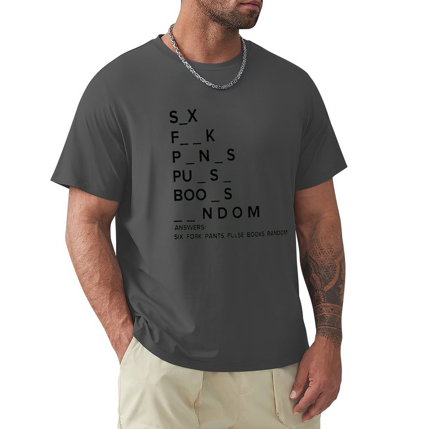 Men's T-shirt Lettert