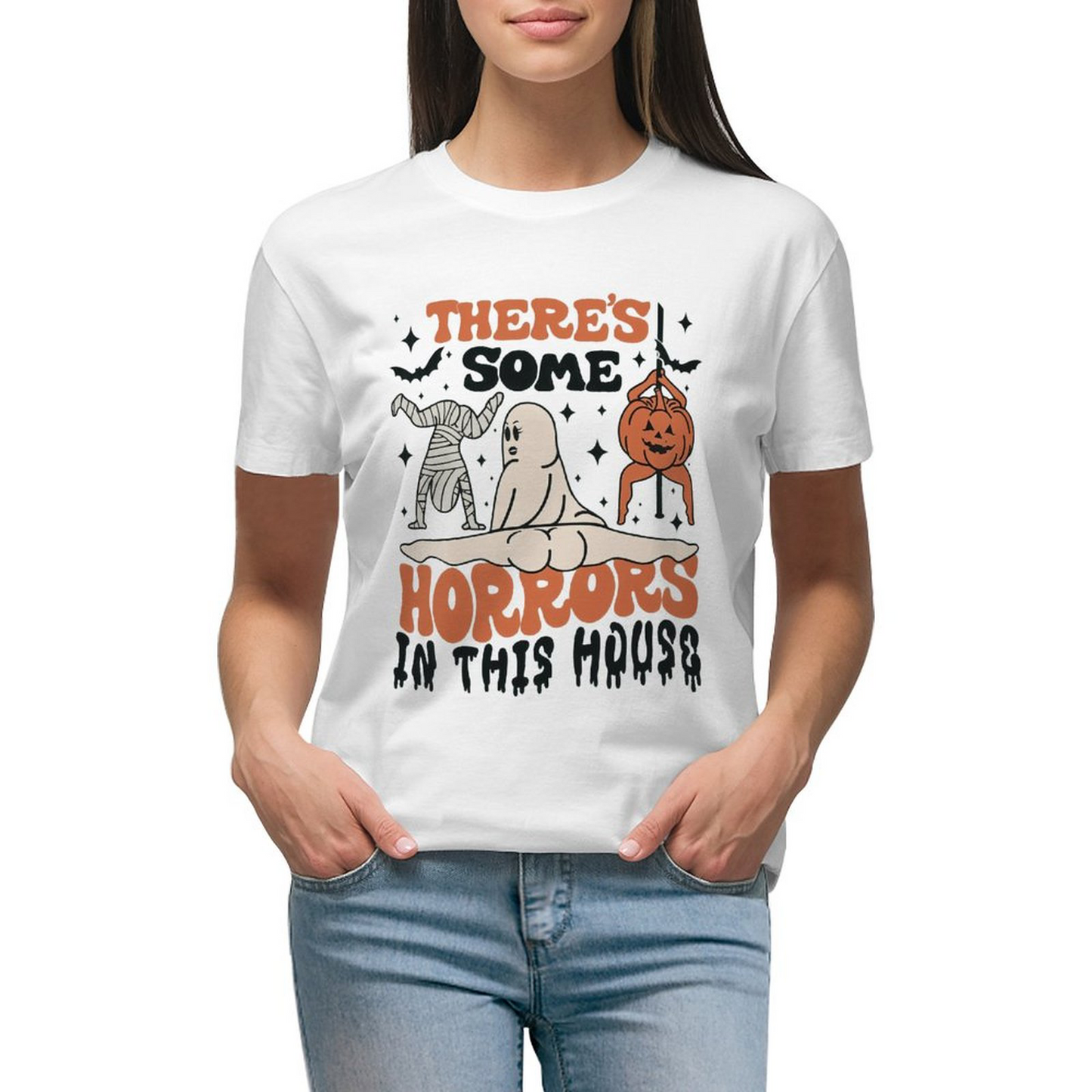 There's Some Horrors Female T-shirt