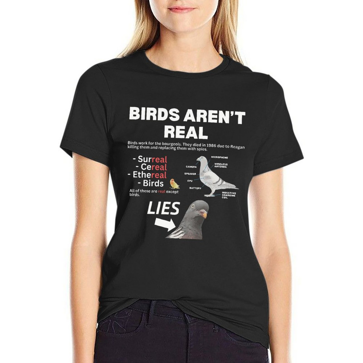 Birds Aren't Real T-shirt