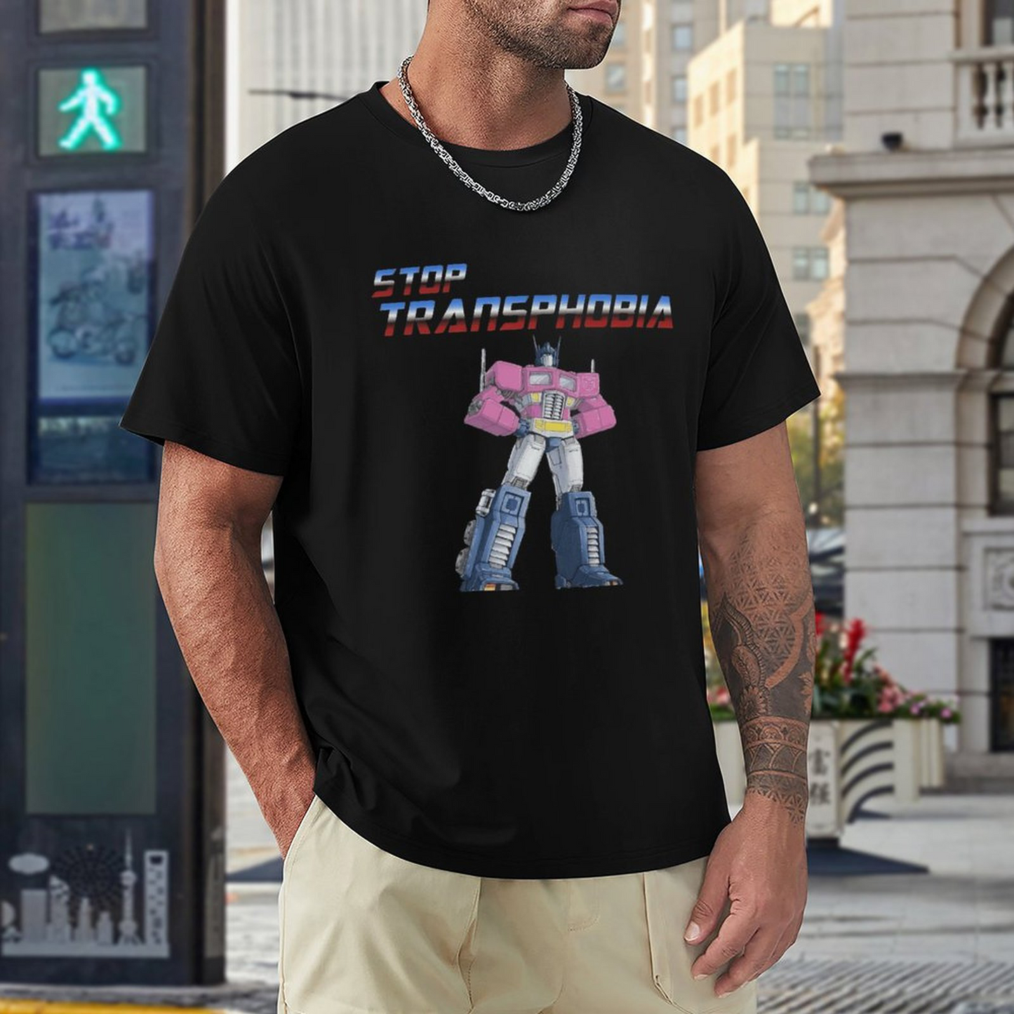 T-shirt STOP TRANSPHOBIA