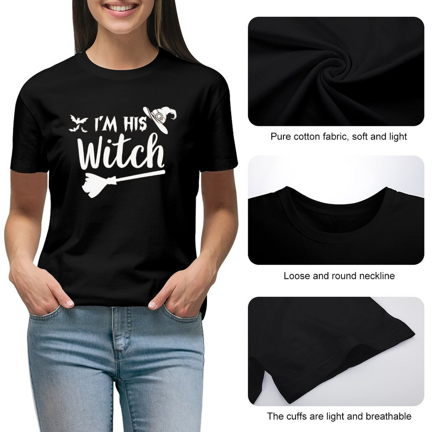 I'm His witch Female T-shirt