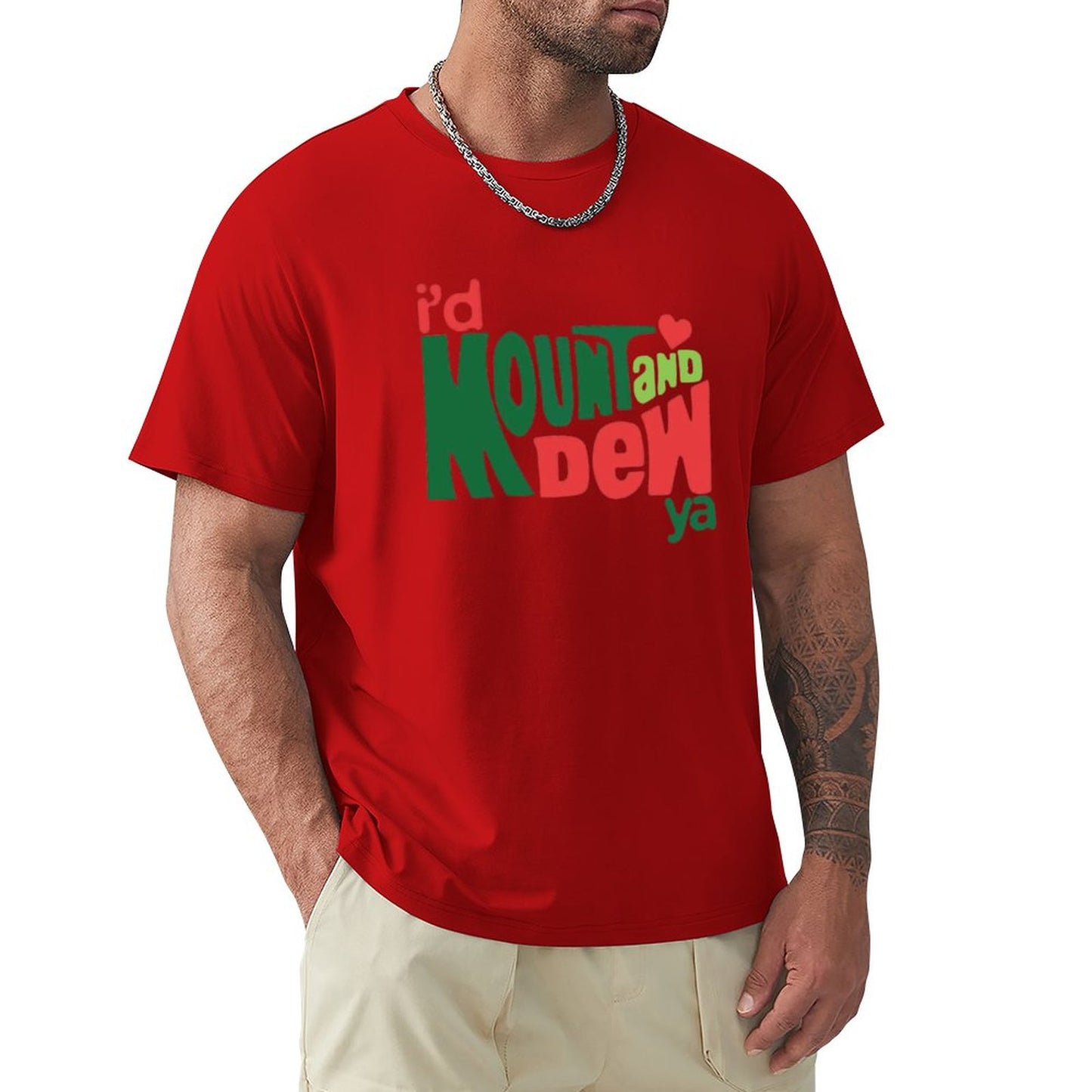 Men's T-shirt I'd Kount And Dew Ya