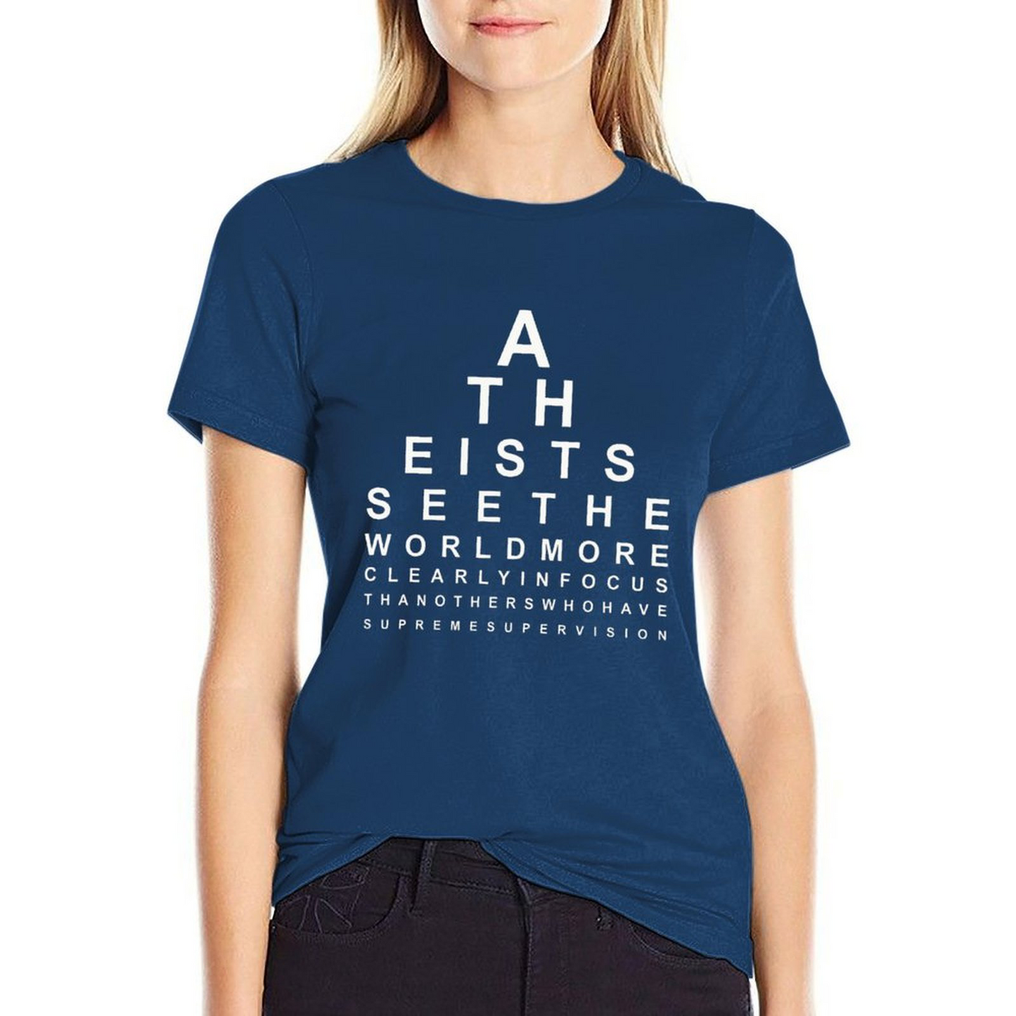 ATHEISTS SEE THE WORLD_T-shirt