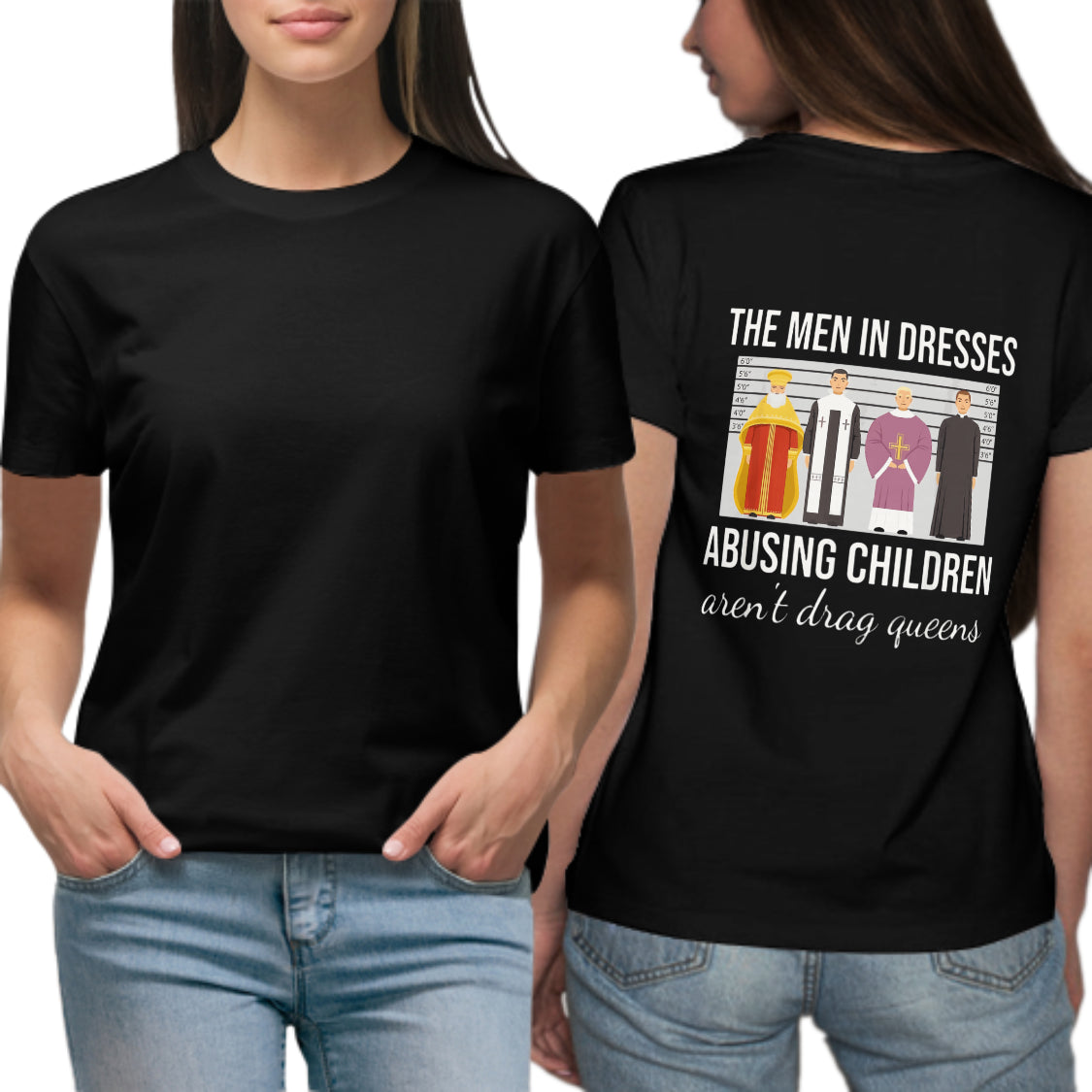 Men in Dresses Back-P Tshirt