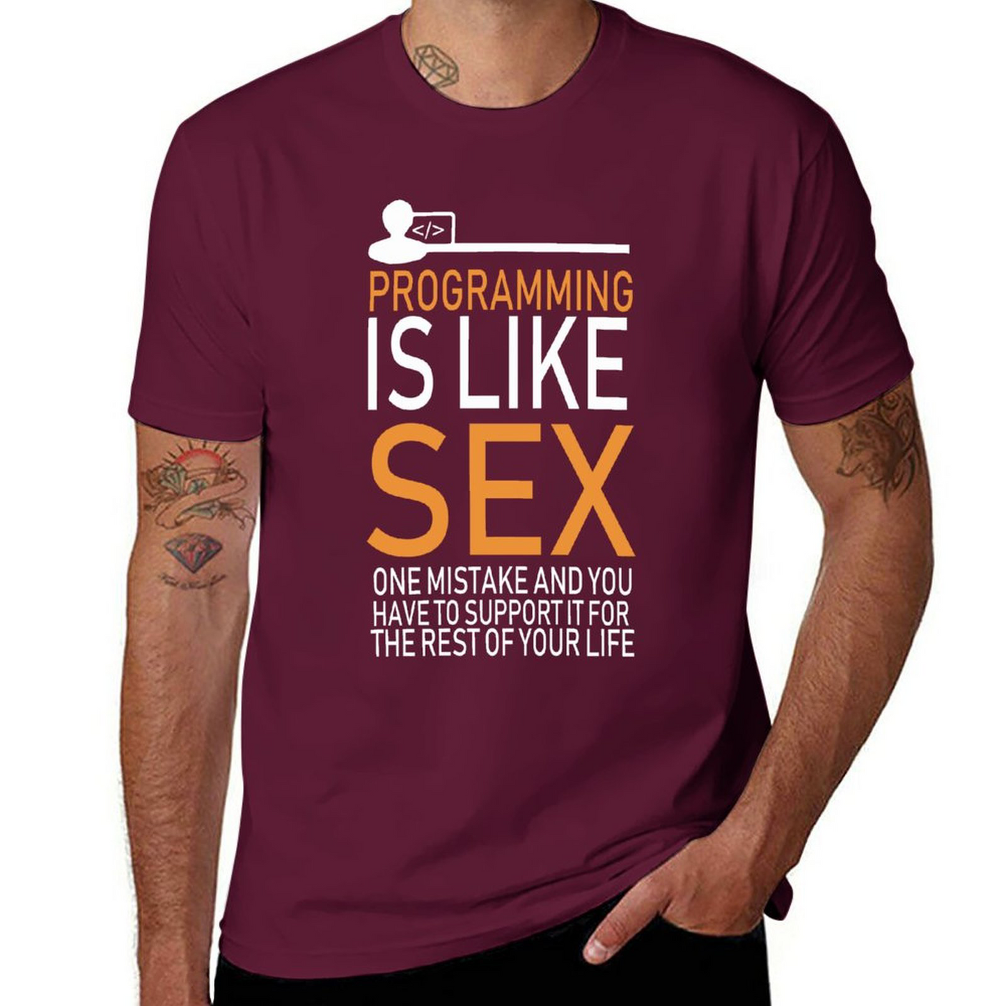 Programming Is Like Sex T-shirt