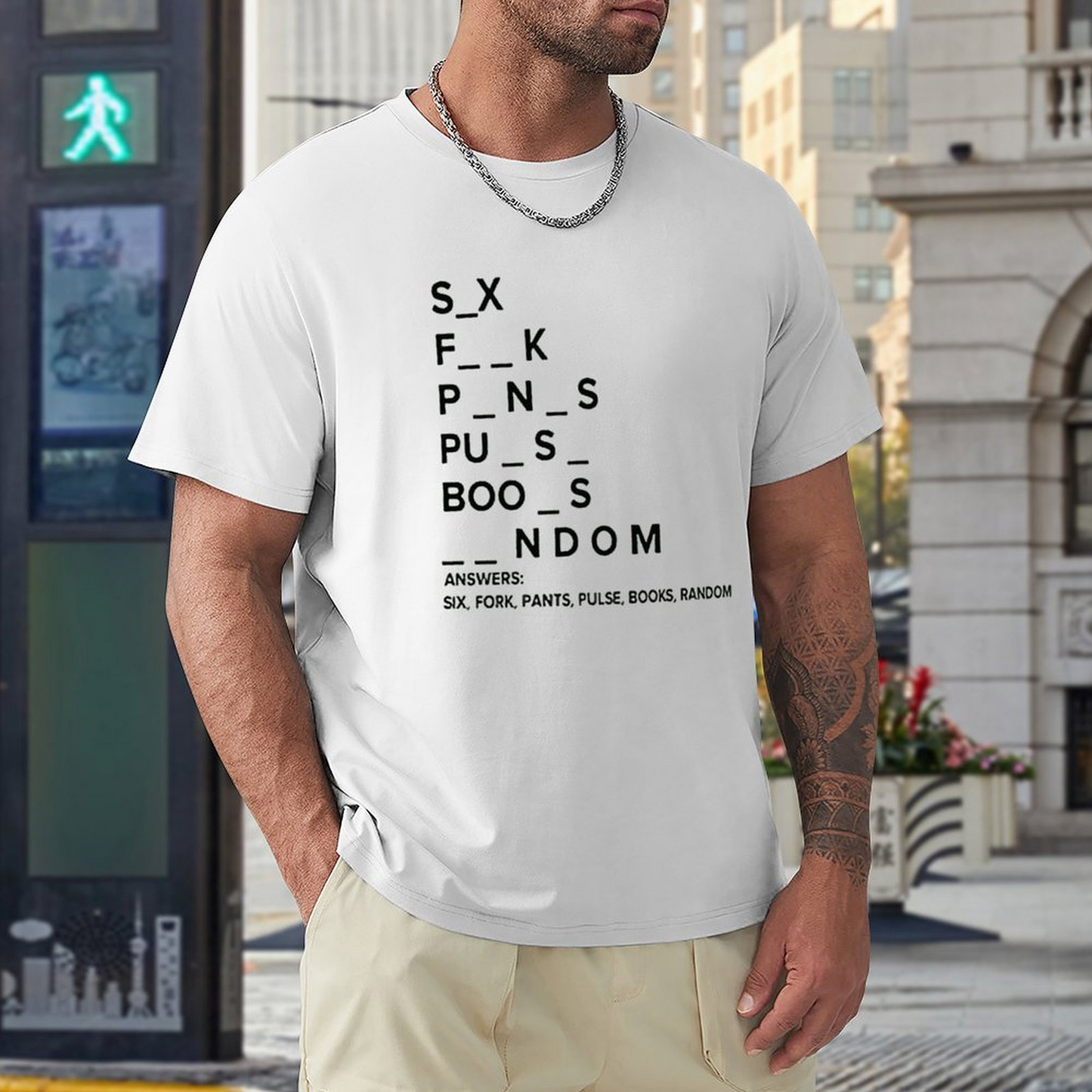 Men's T-shirt Lettert