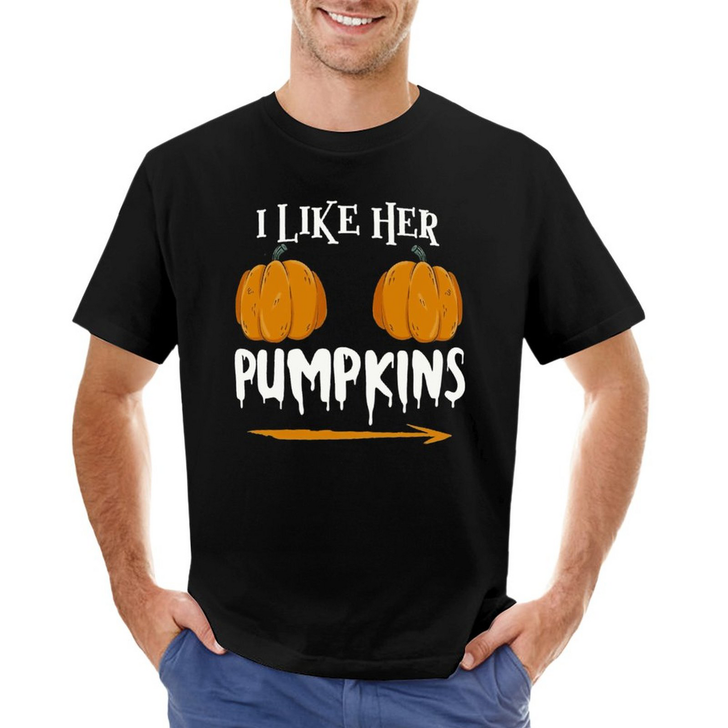 Men's T-shirt Ilkeher Pumpkins