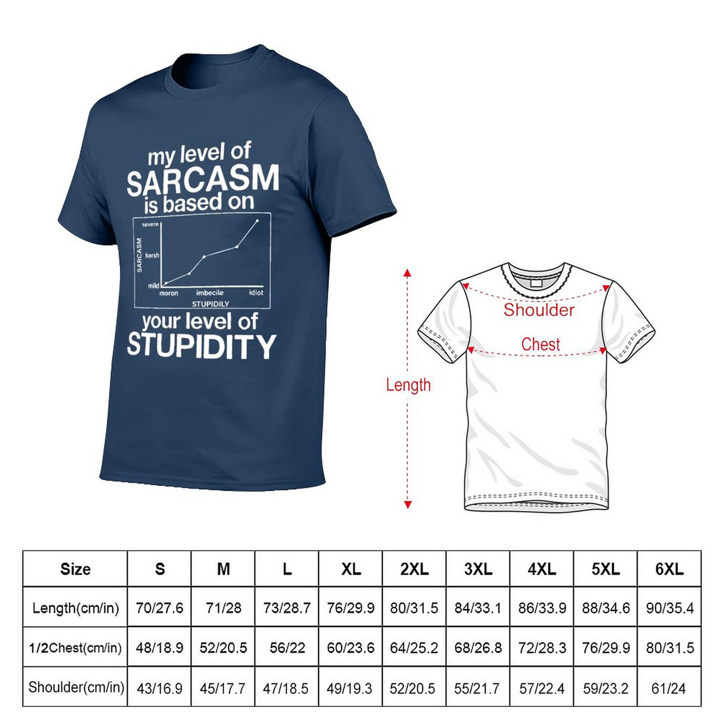 Level of Sarcasm  T-shirt