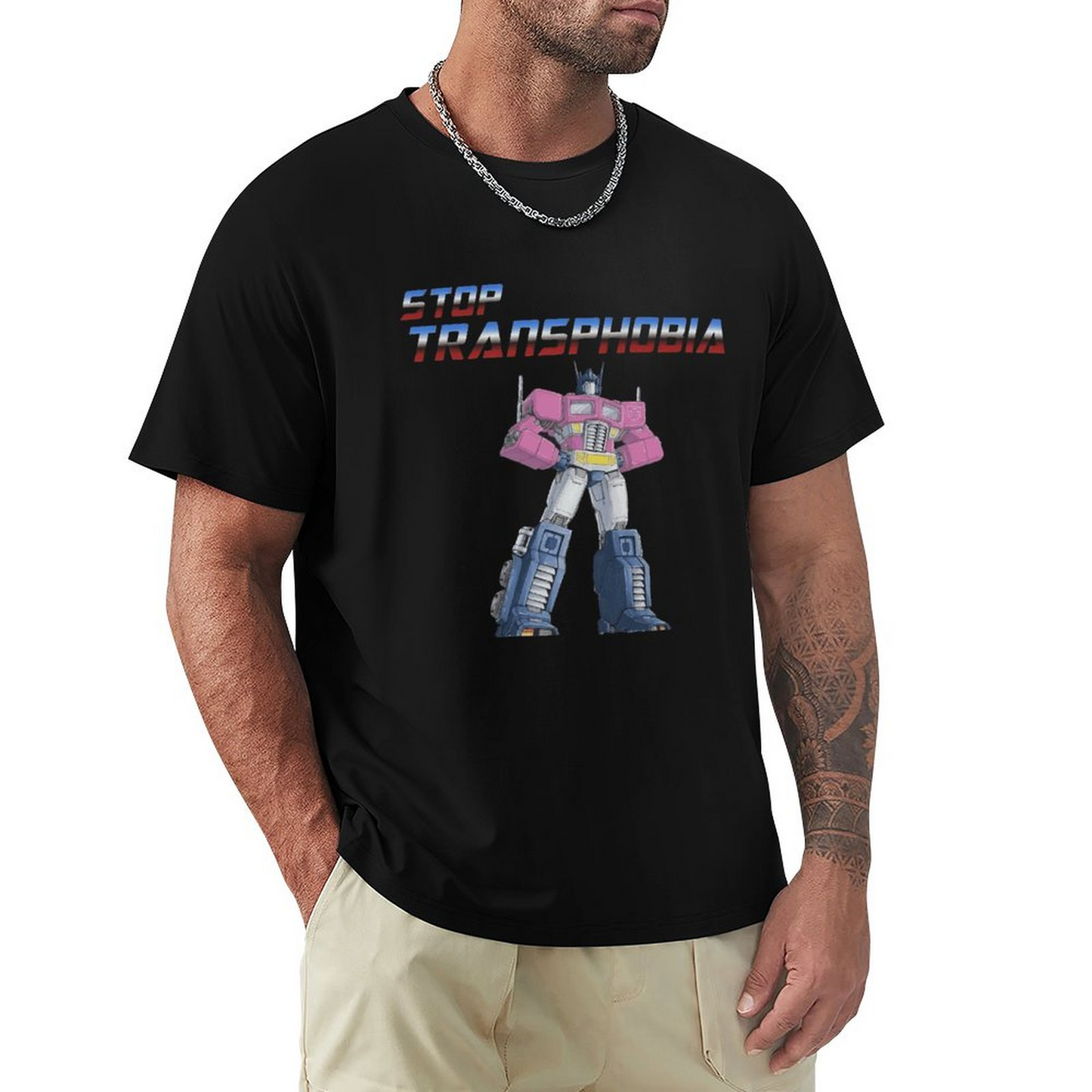 T-shirt STOP TRANSPHOBIA