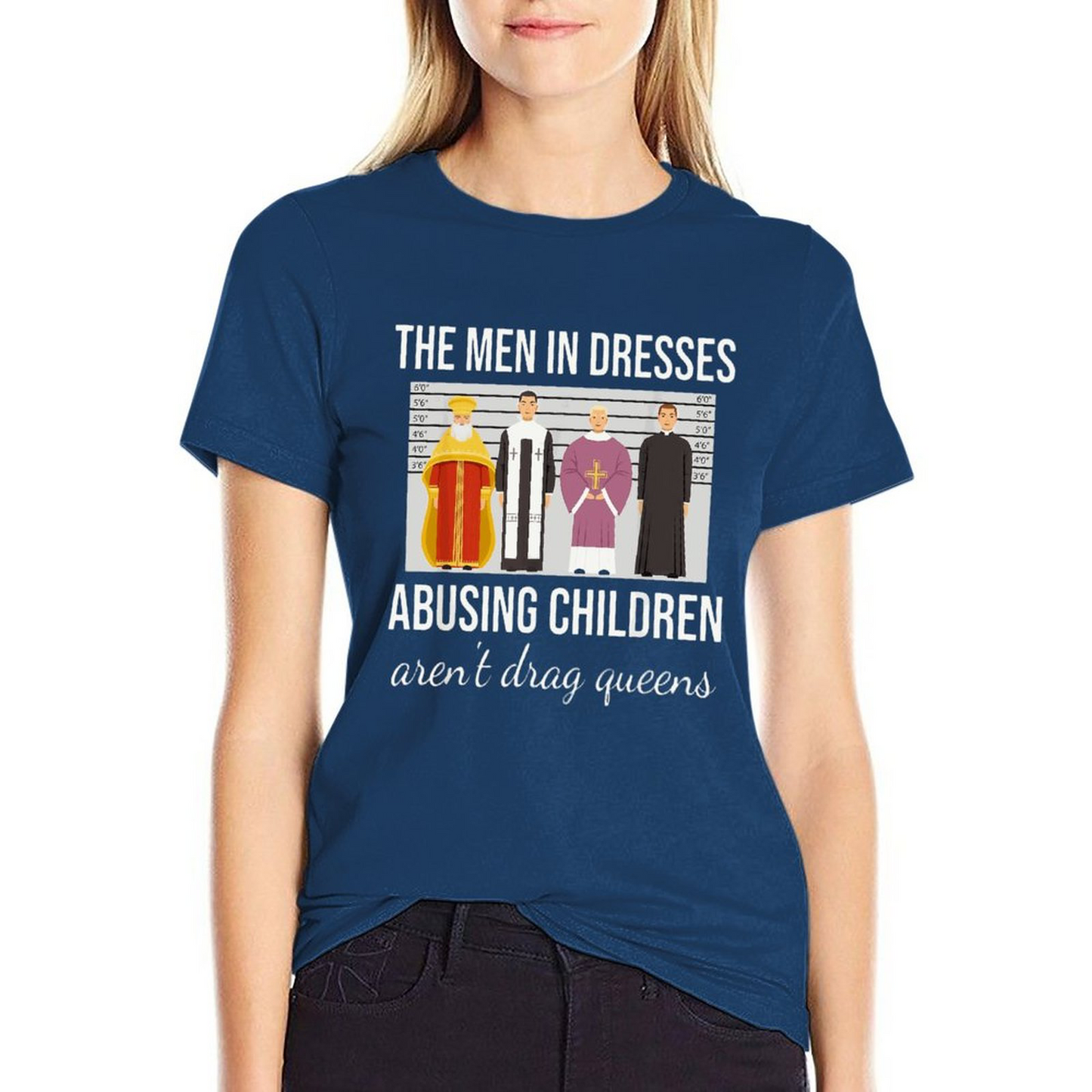 Men in Dresses Women's T-shirt