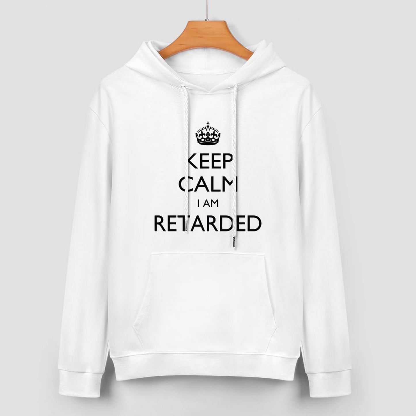 Keep Calm Cotton Hooded