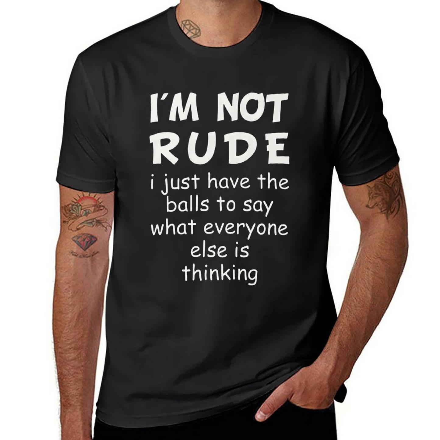 I'm Not Rude T-shirt