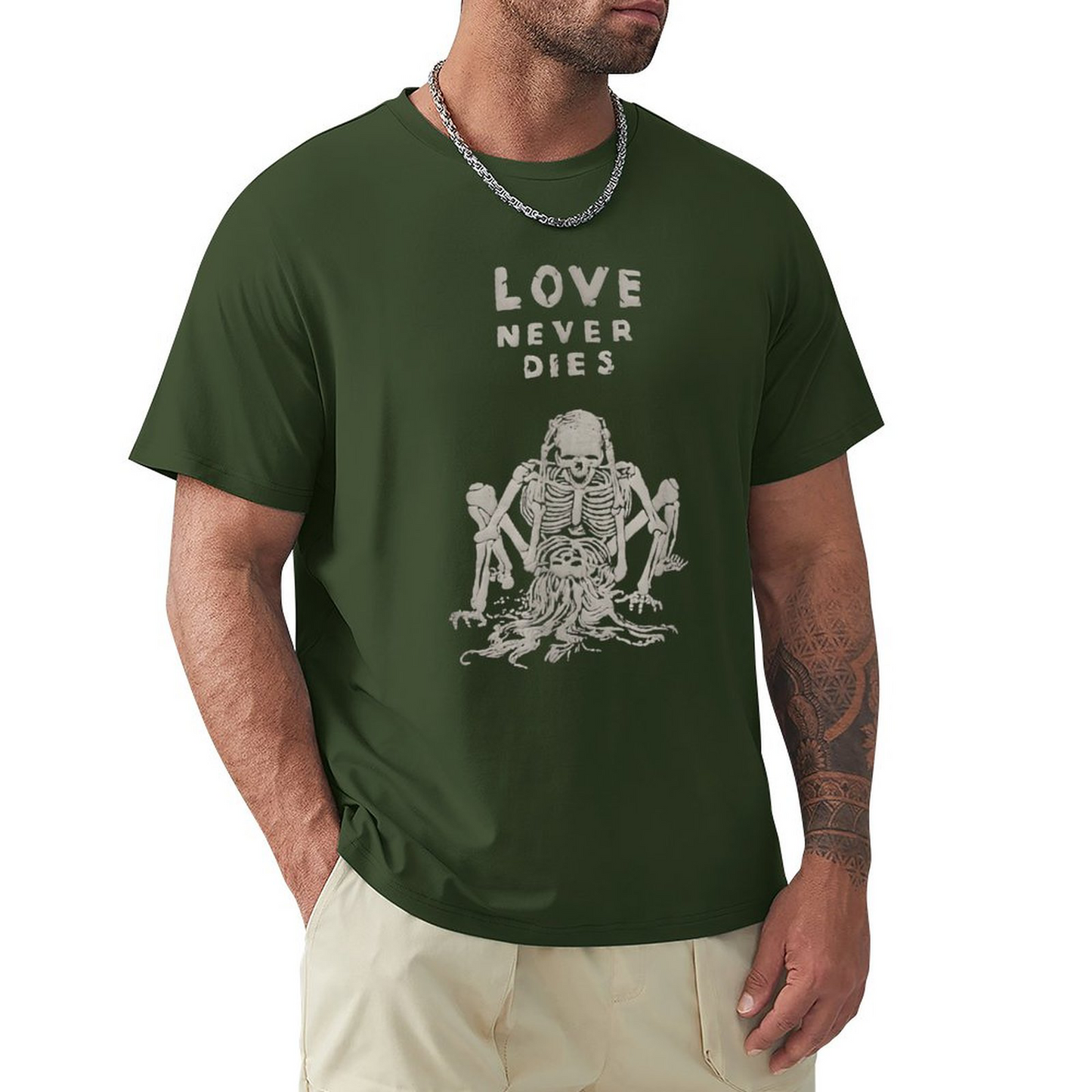 LOVE NEVER DIE Men's T-shirt