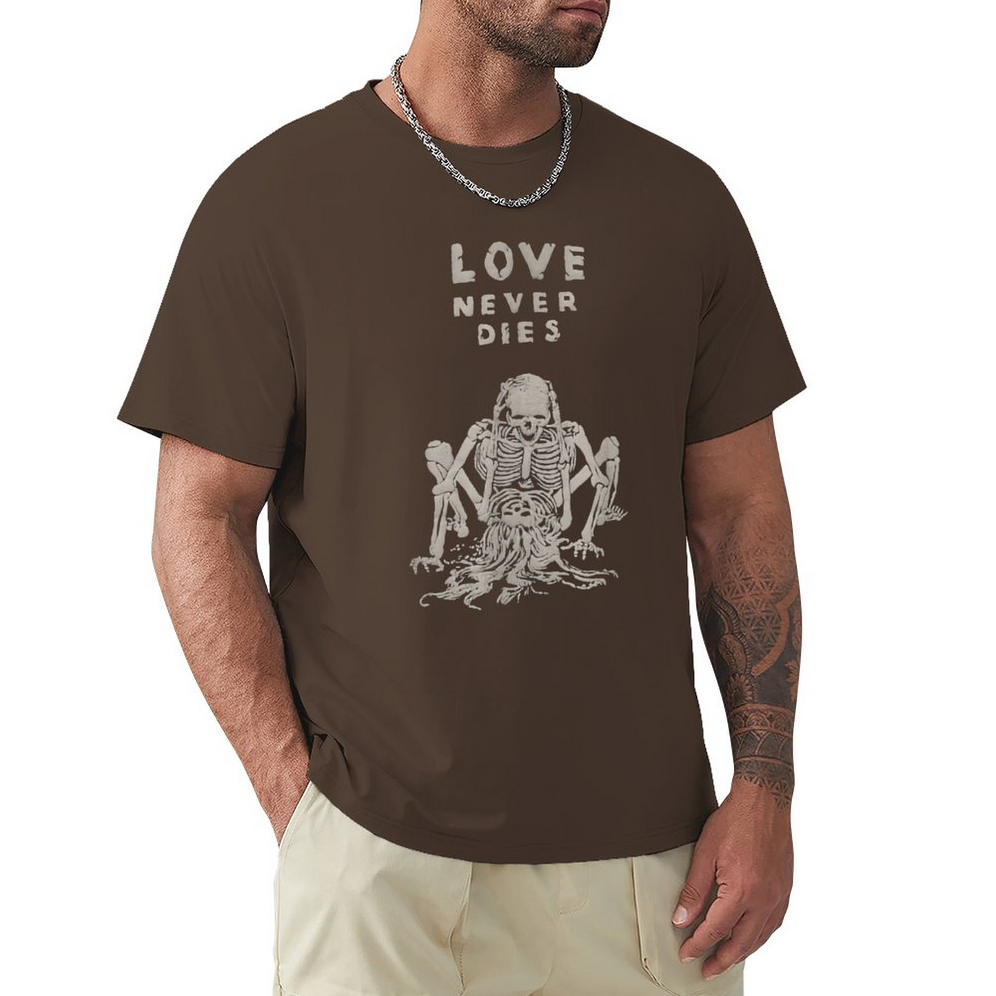 LOVE NEVER DIE Men's T-shirt