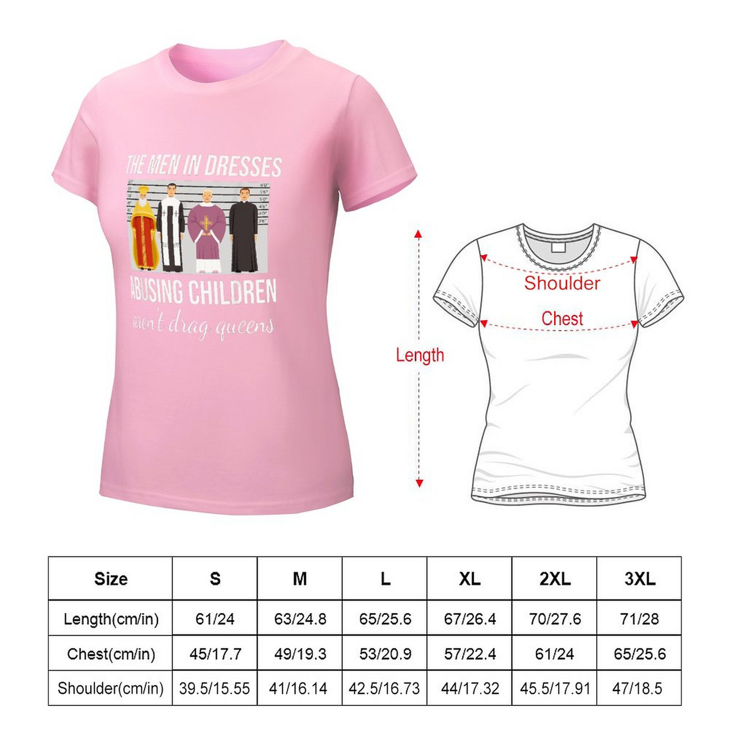 Men in Dresses Women's T-shirt