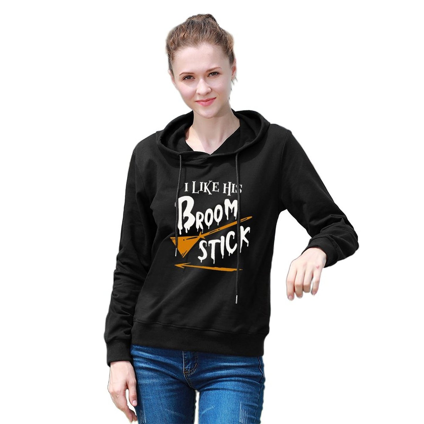 Women's Hoodie Sweatshirt Ilikehis Broomstick