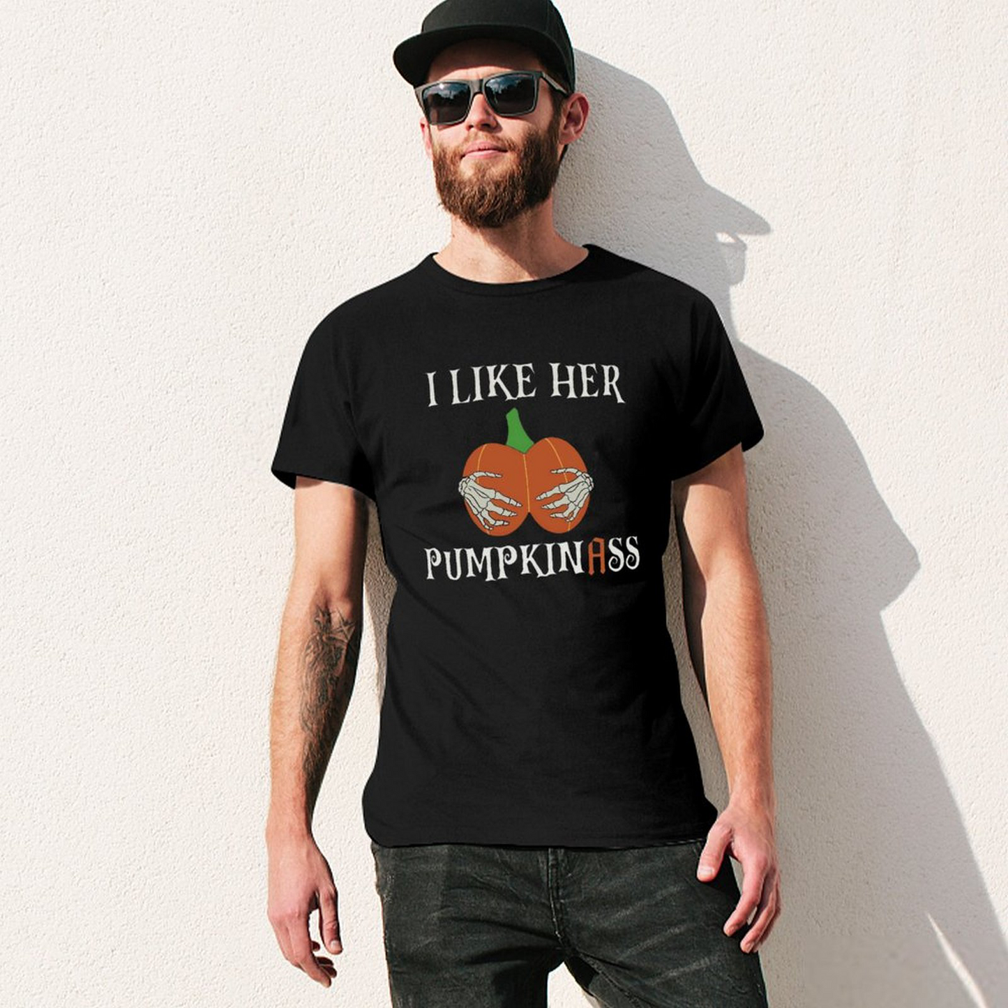 Men's T-shirt I Like Her Pumpkinass