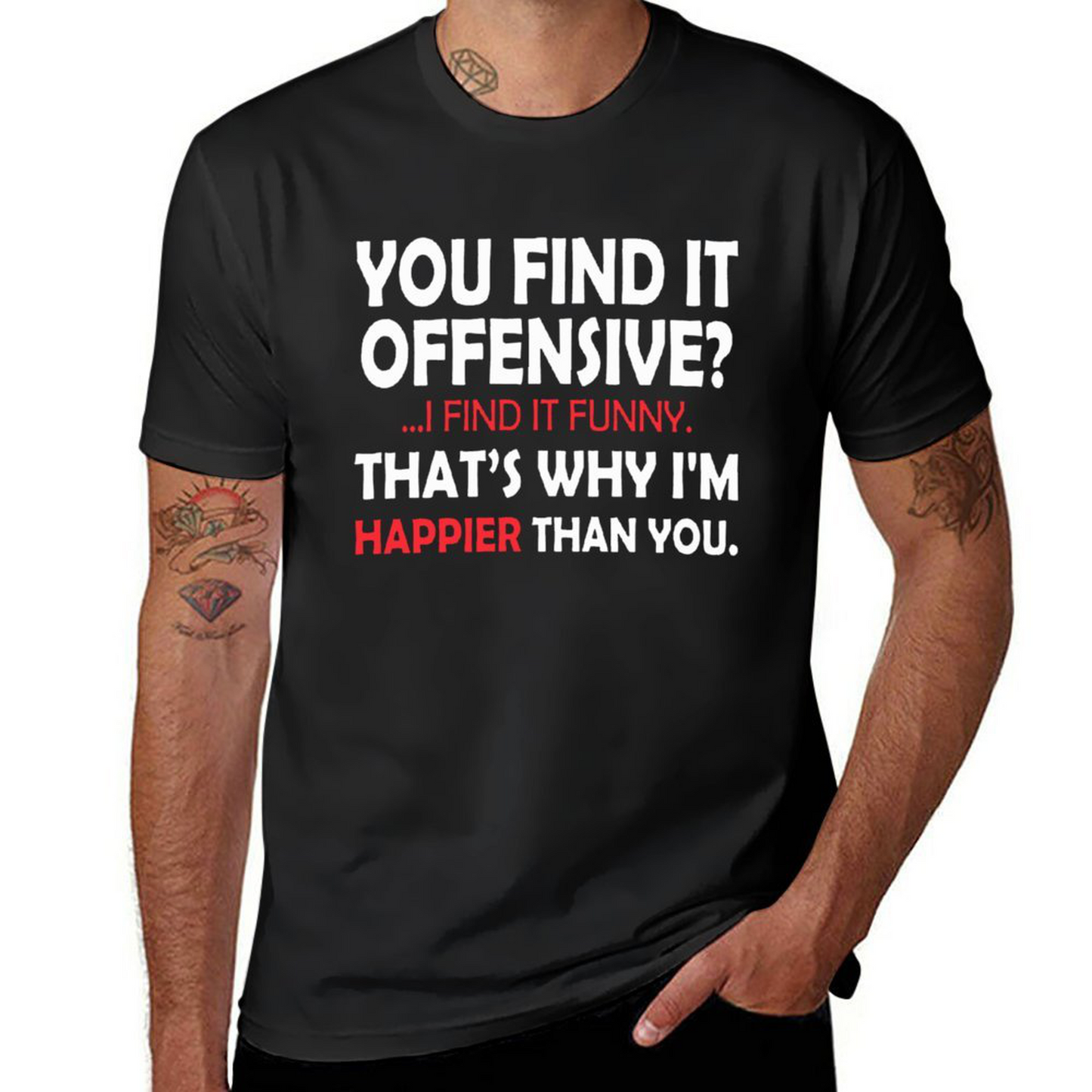 You Find It offensive T-shirt for Men