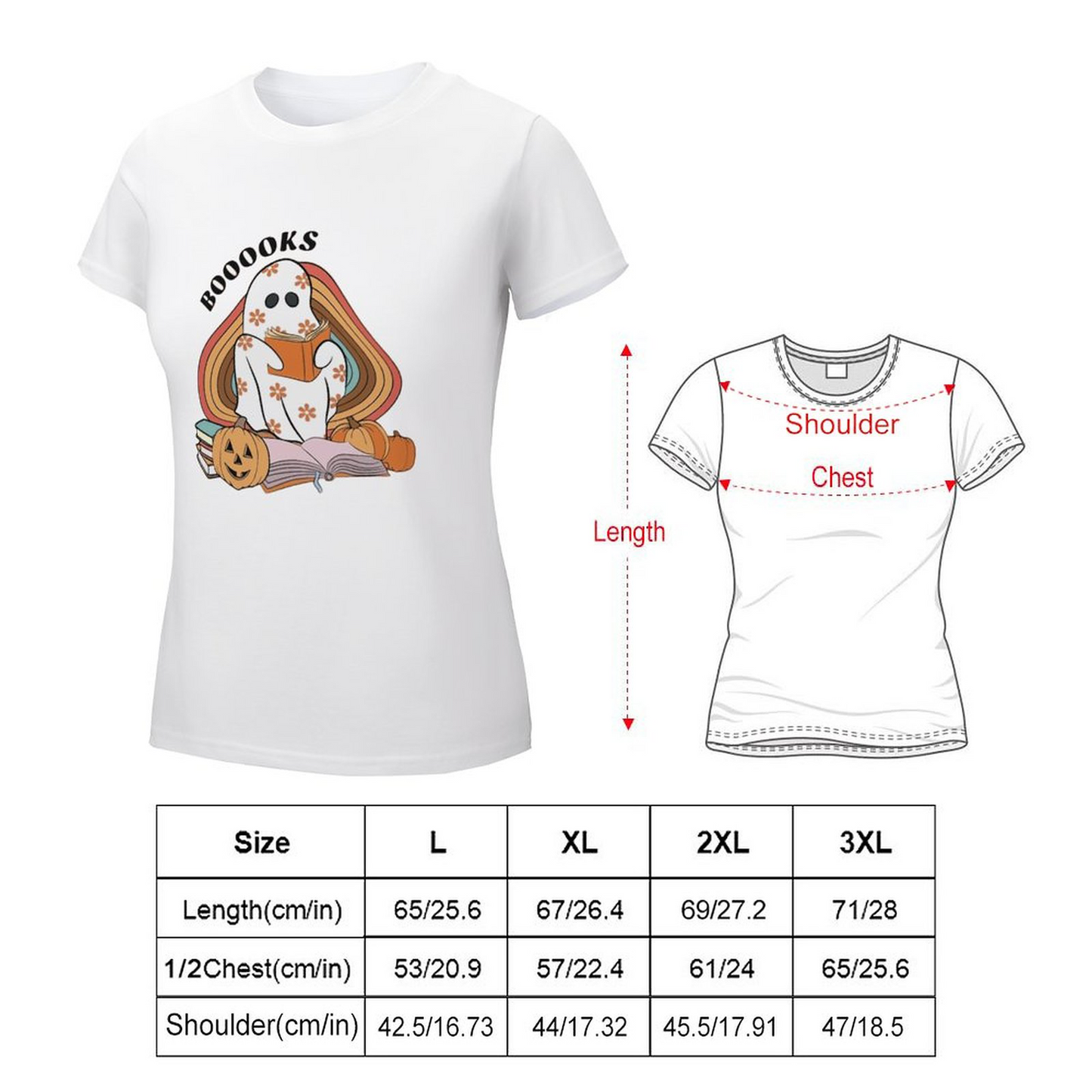 Female T-shirt	 Booooks