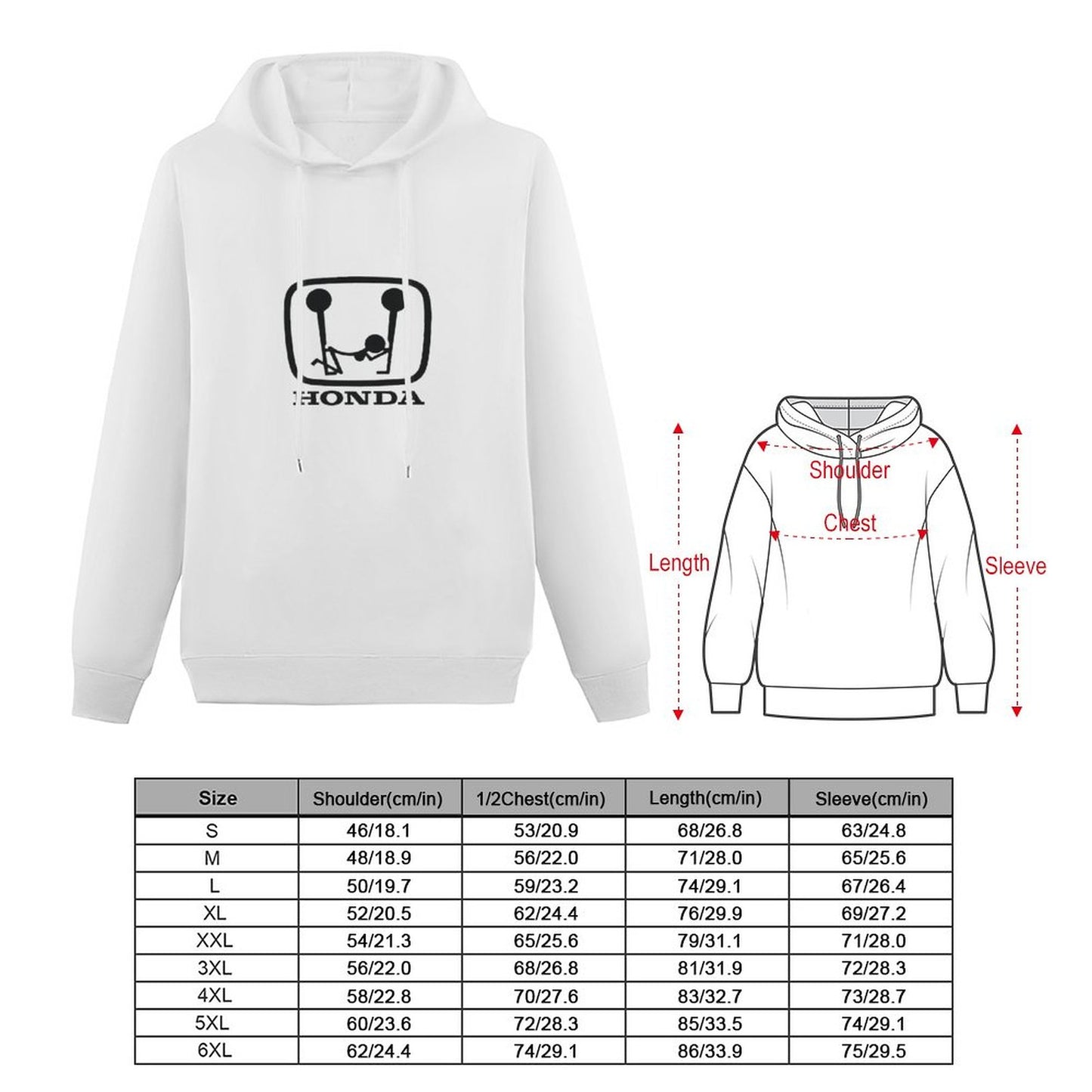 honda Men Hoodie