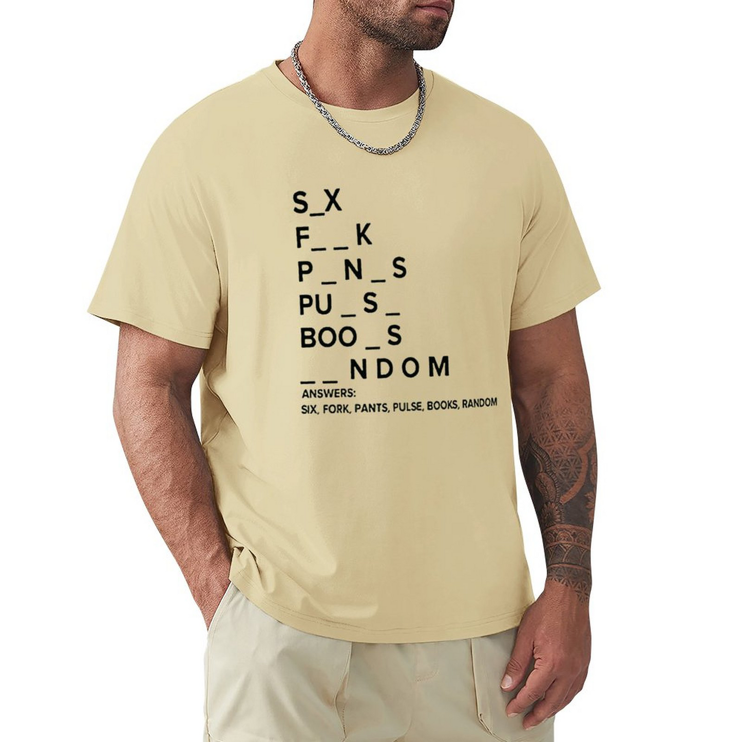 Men's T-shirt Lettert