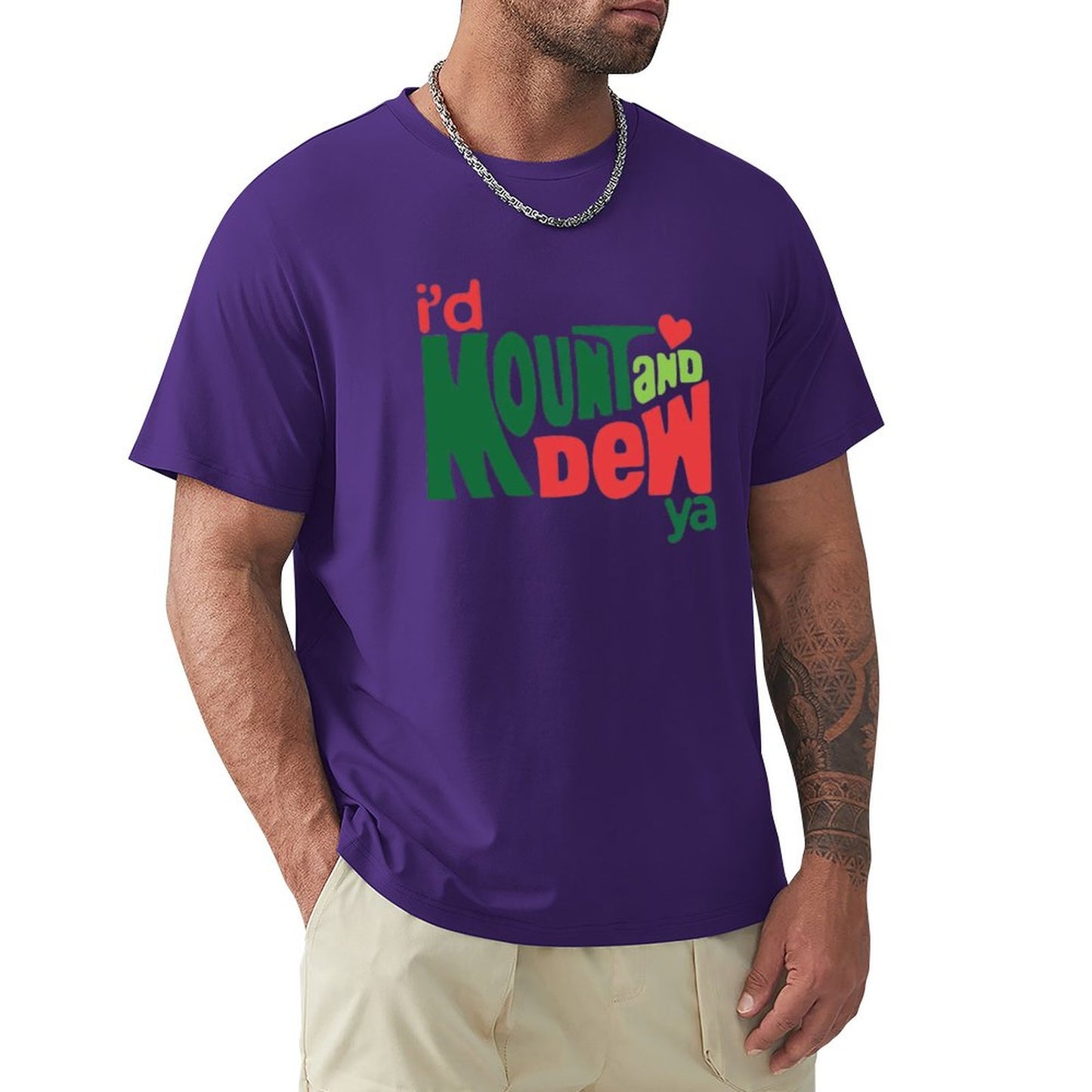 Men's T-shirt I'd Kount And Dew Ya