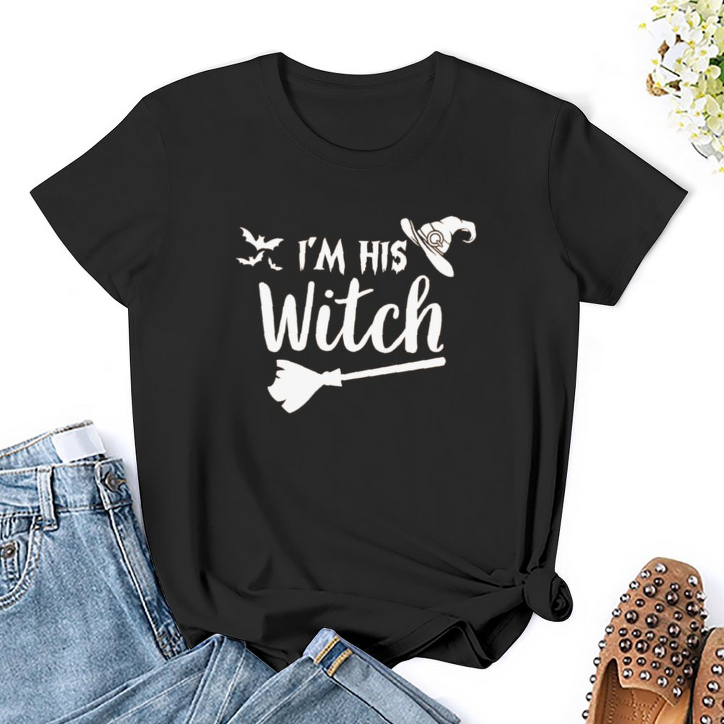 I'm His witch Female T-shirt