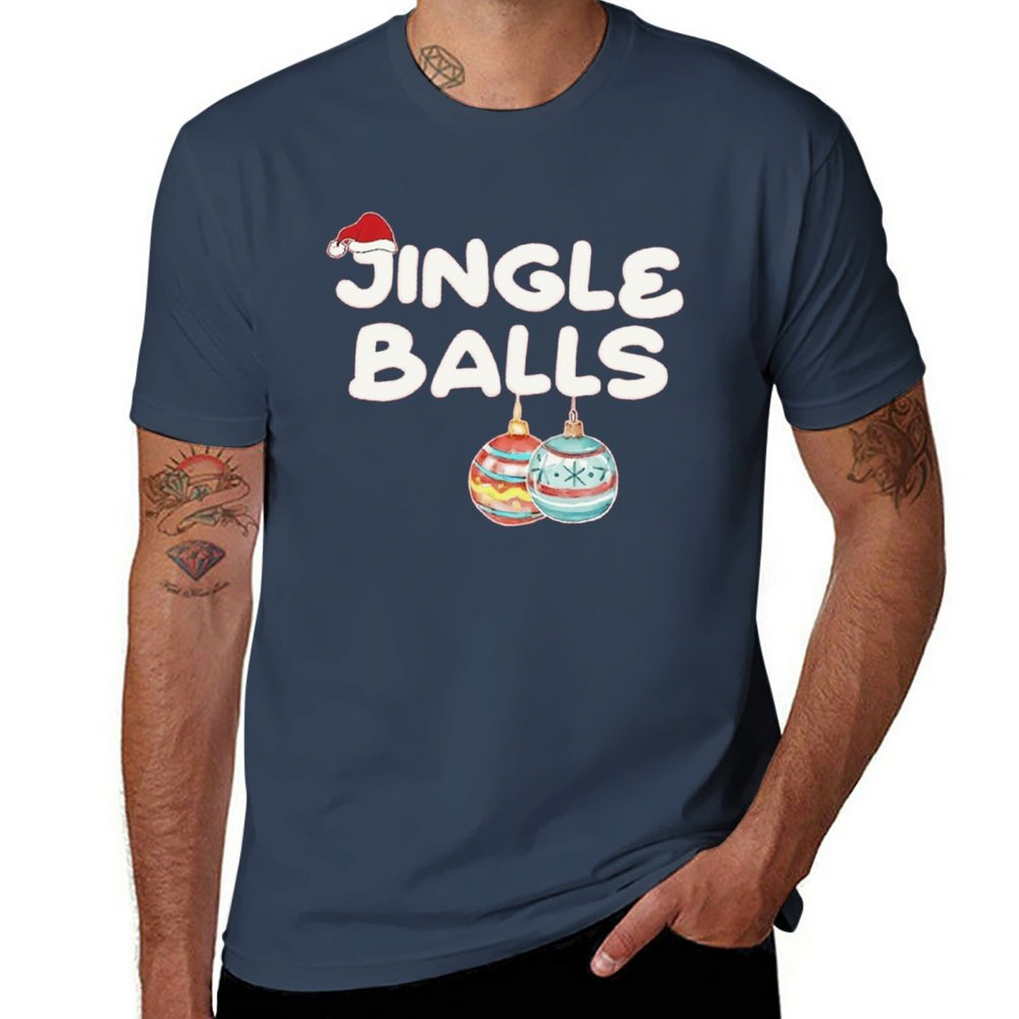 Jingle Balls Short Sleeve T-shirt for Men