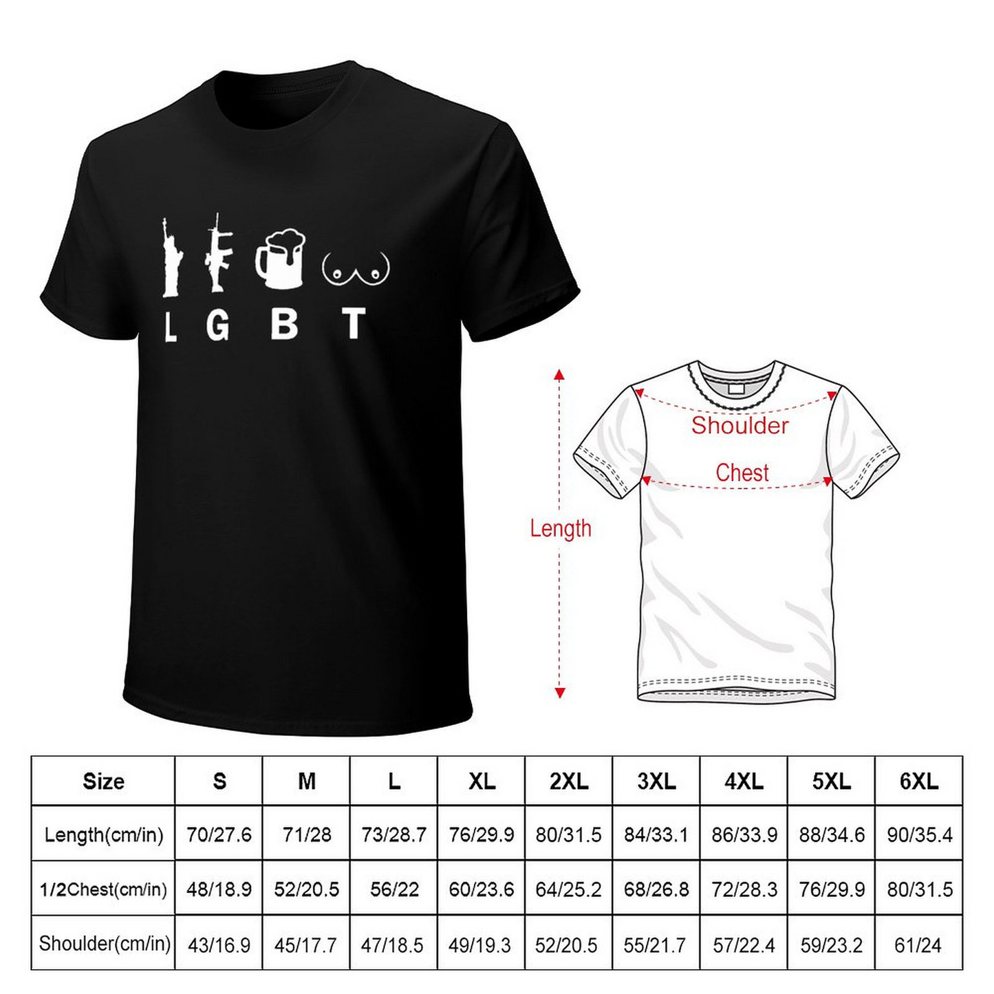 T-shirt LBGT