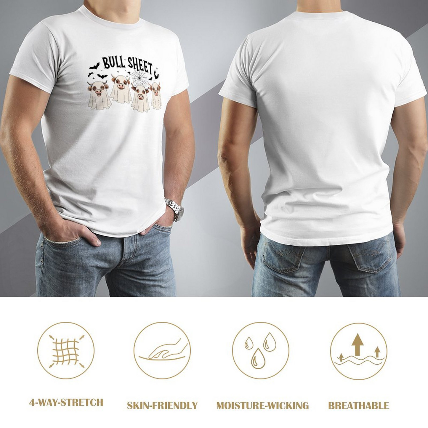 Men's T-shirt bullsheet