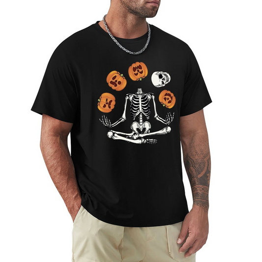 Men's T-shirt Pumpkin Bones