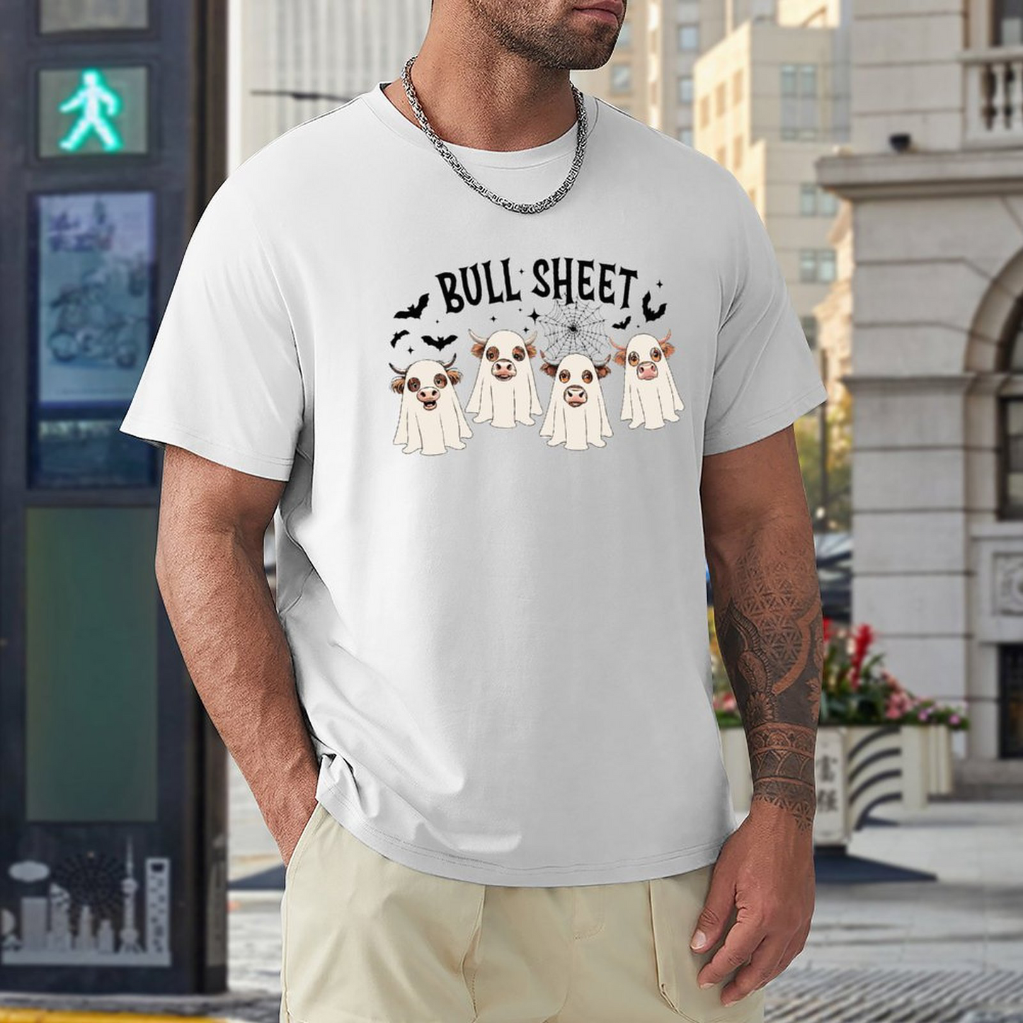 Men's T-shirt bullsheet