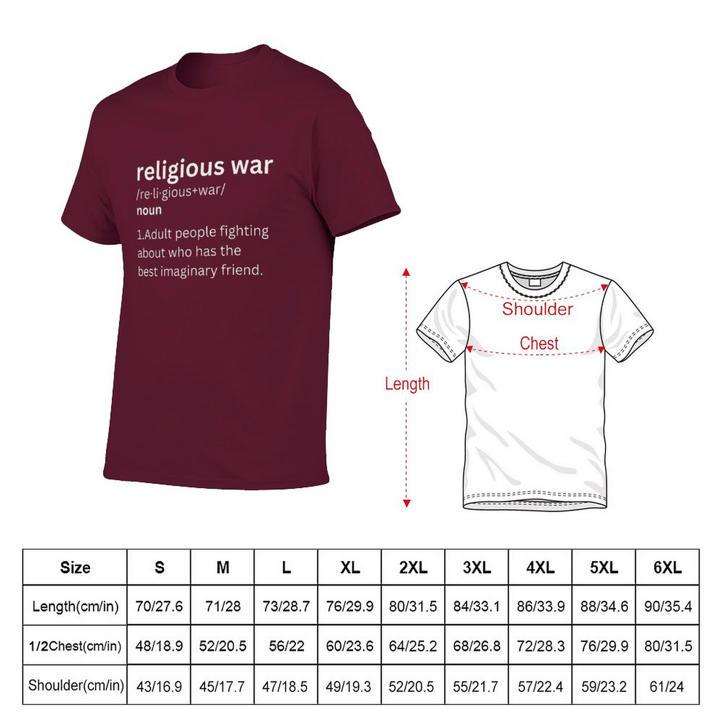 Religious war &A T-shirt