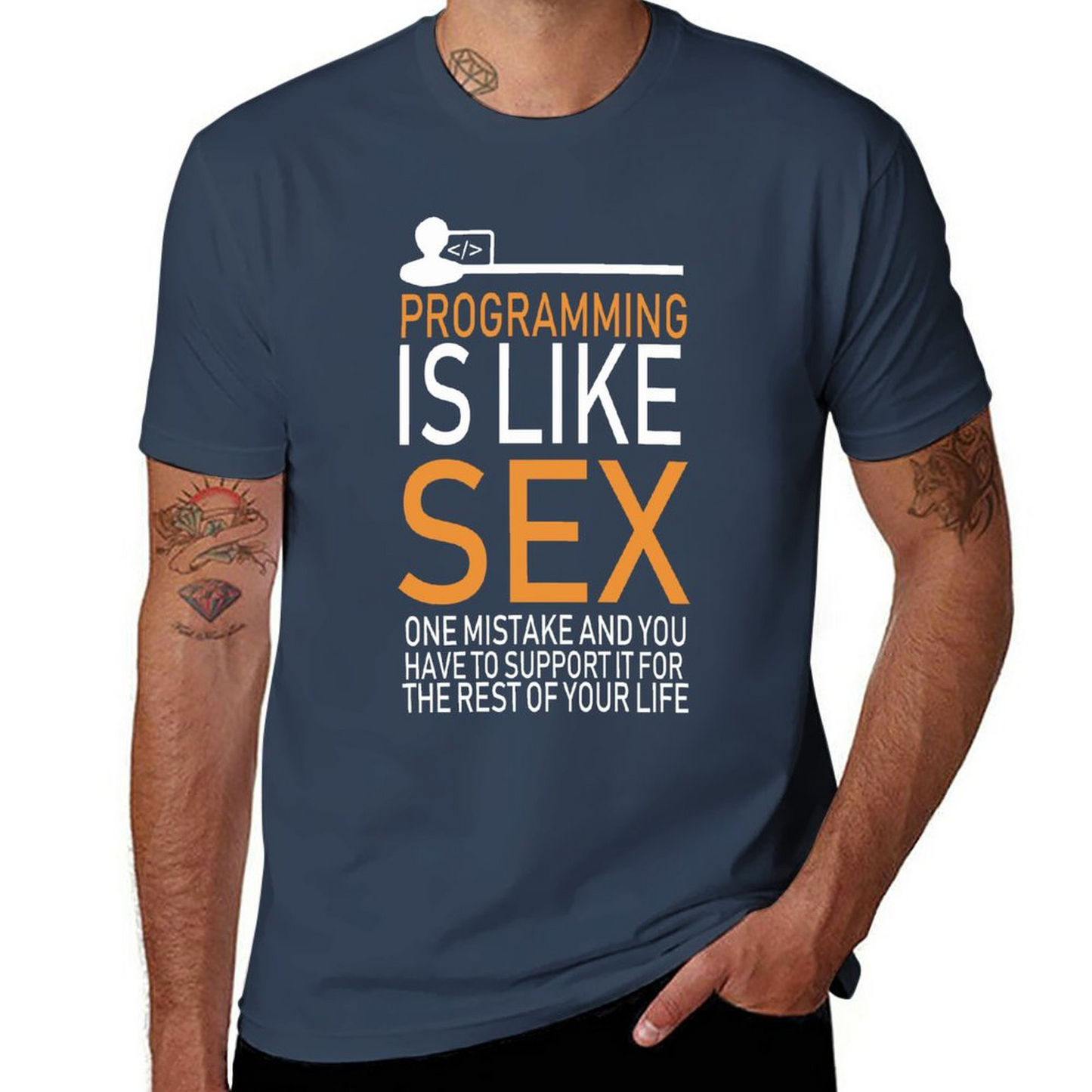 Programming Is Like Sex T-shirt