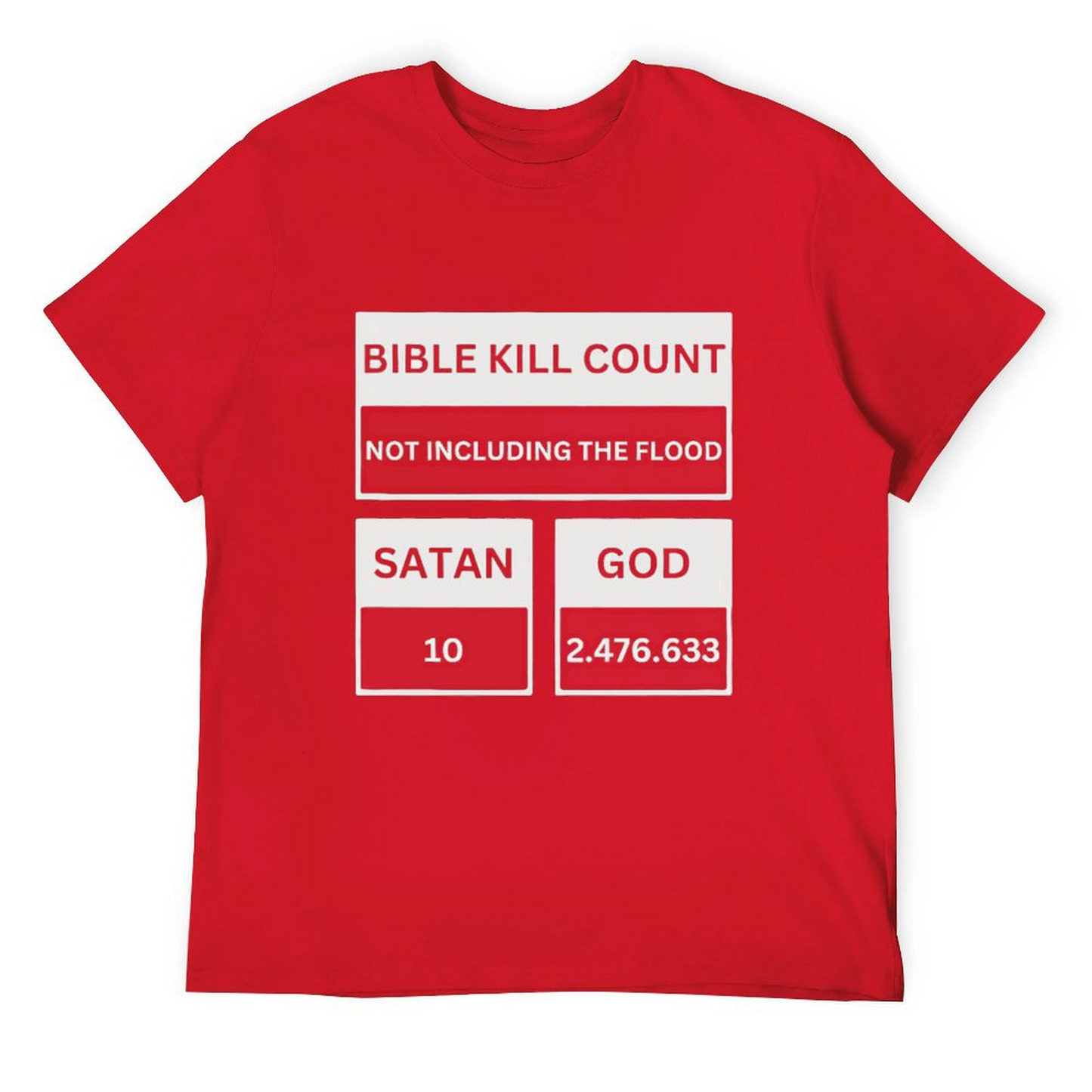 Bible kill count T-shirt