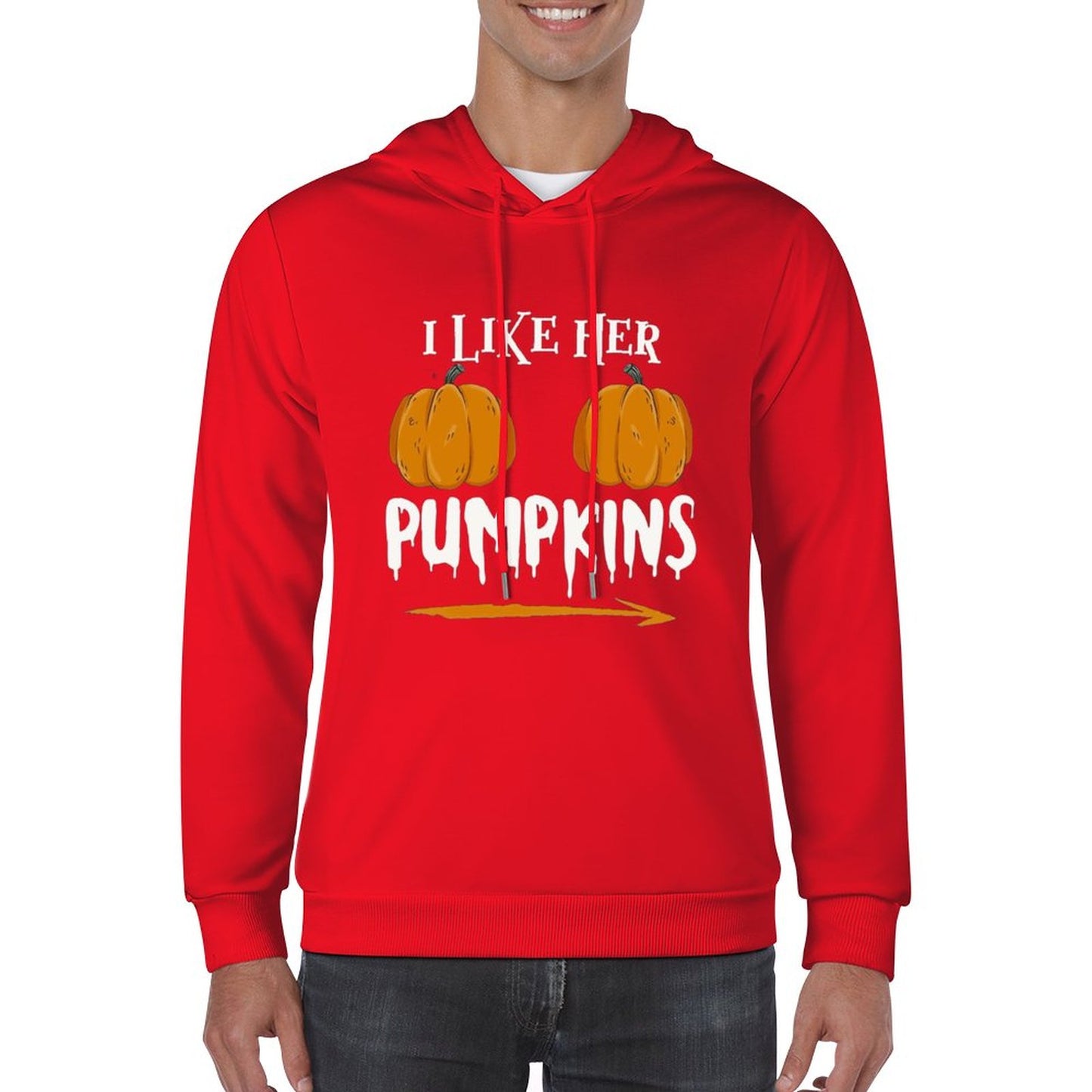 Men Hoodie Ilkeher Pumpkins