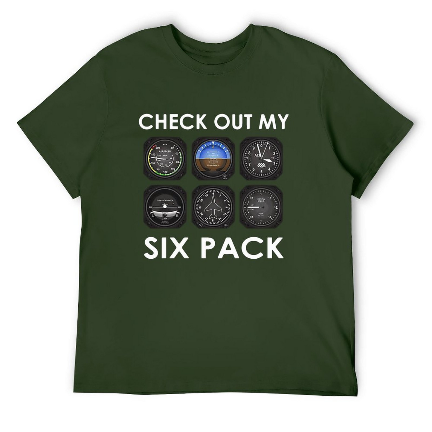 CHECK OUT 6 PACK T-shirt