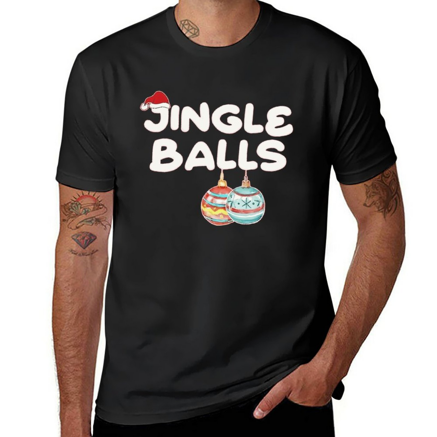 Jingle Balls Short Sleeve T-shirt for Men