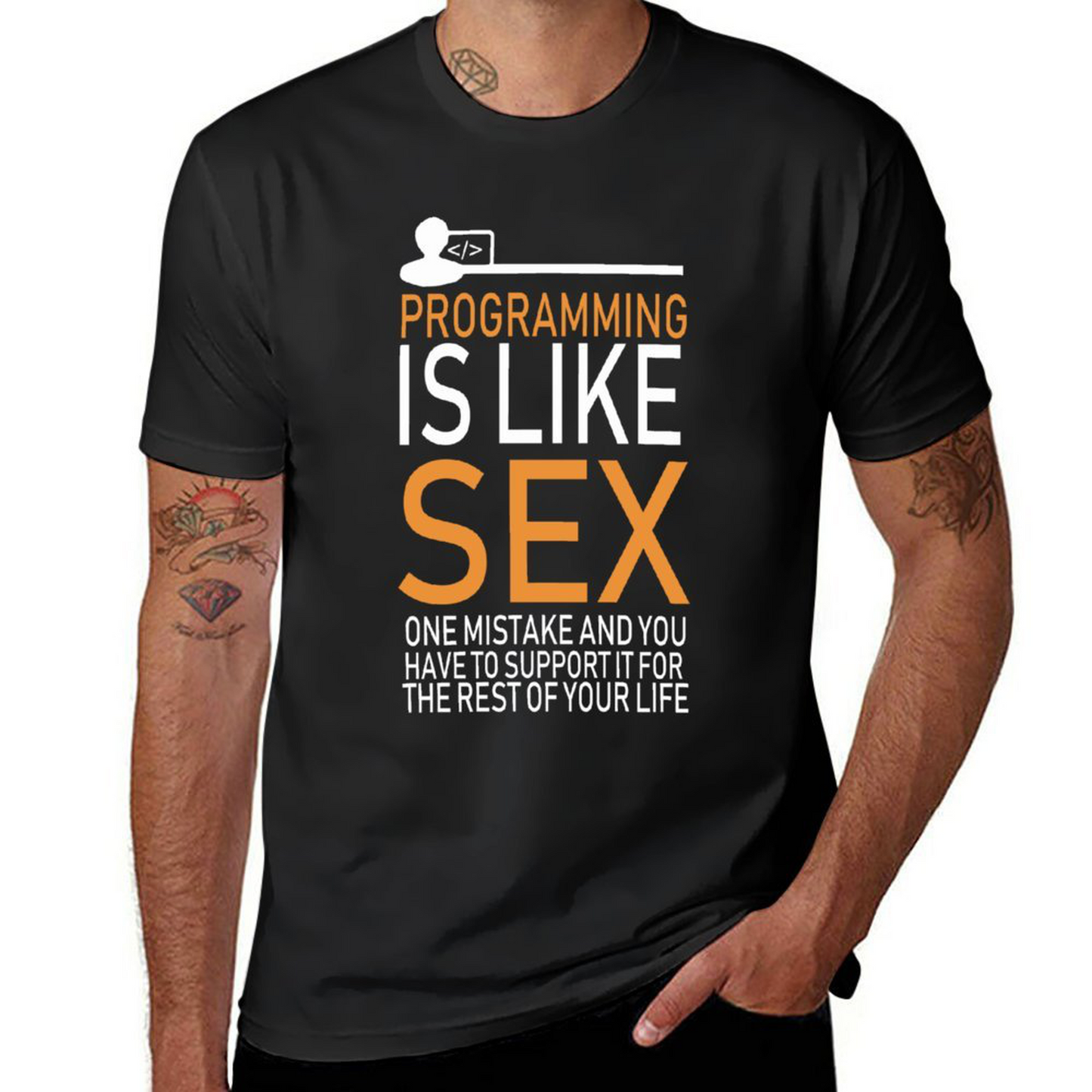 Programming Is Like Sex T-shirt