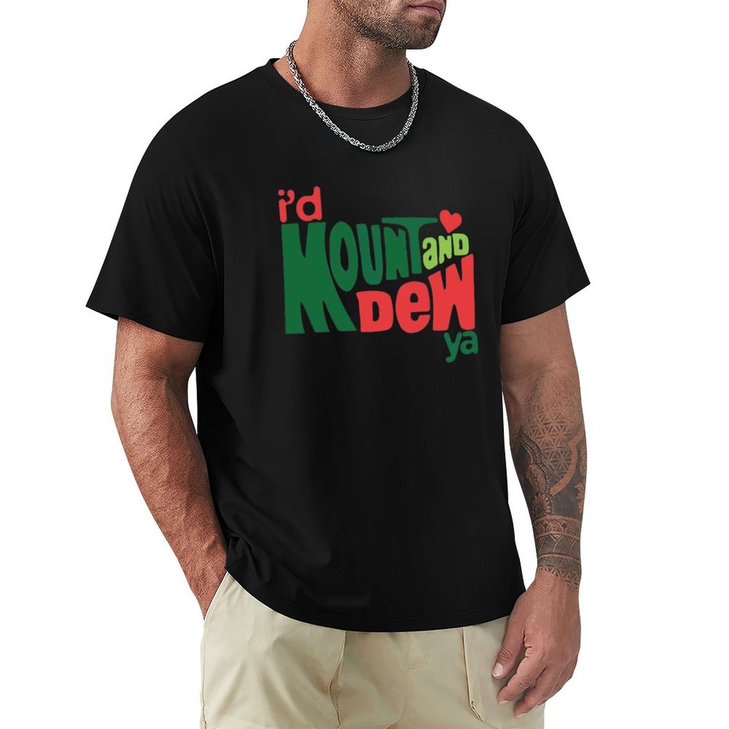 Men's T-shirt I'd Kount And Dew Ya