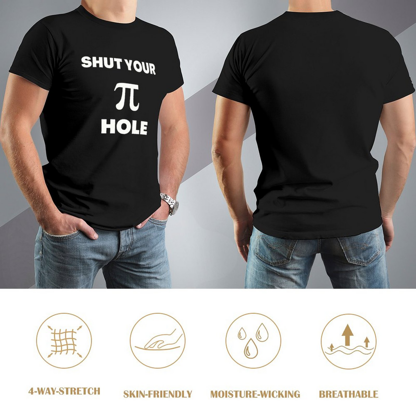 Men's T-shirt SHUT YOU PI HOLE