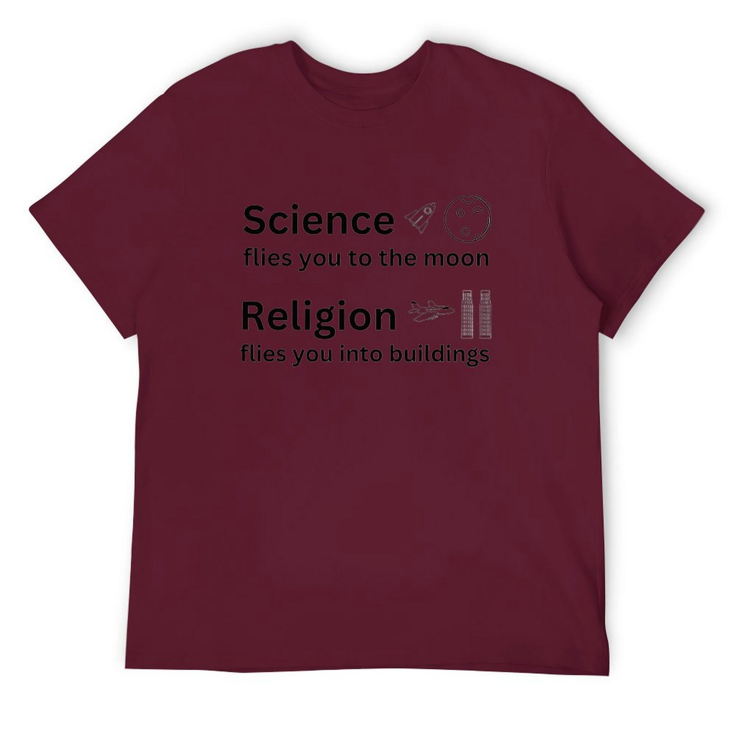 T-shirt Science Religion