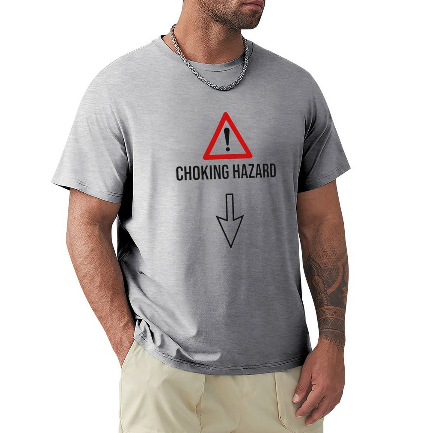 Men's T-shirt CHOKING HAZARD