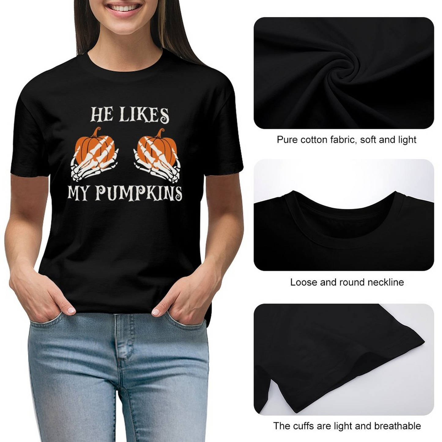 HALLOWEEN FOR SHE 2 Female T-shirt