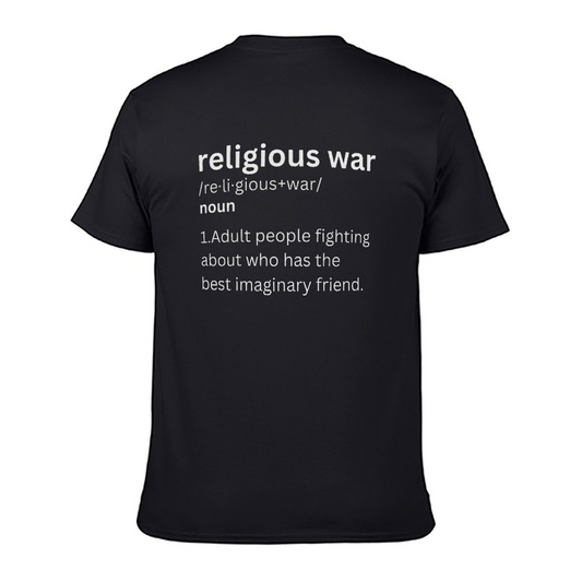 Religious War-l back-P Tshirt